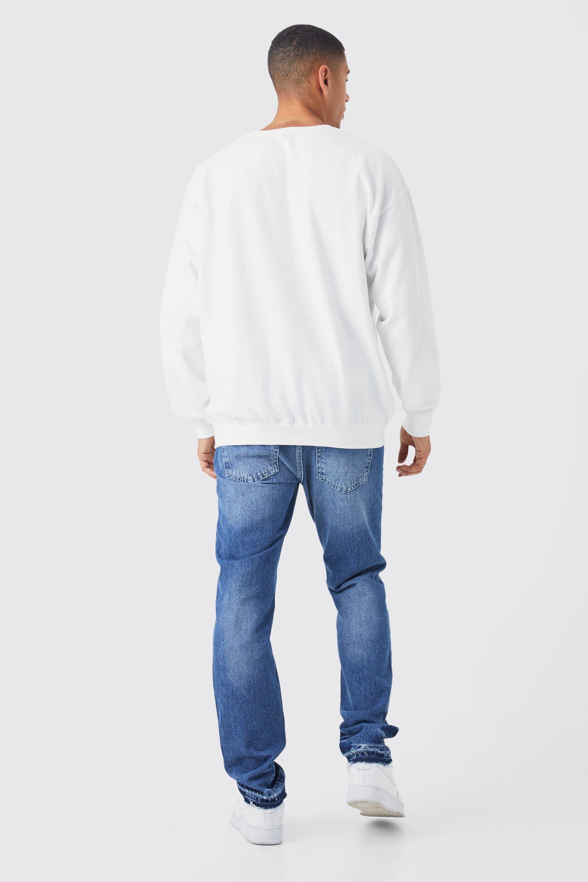 White best sale sweatshirt boohoo