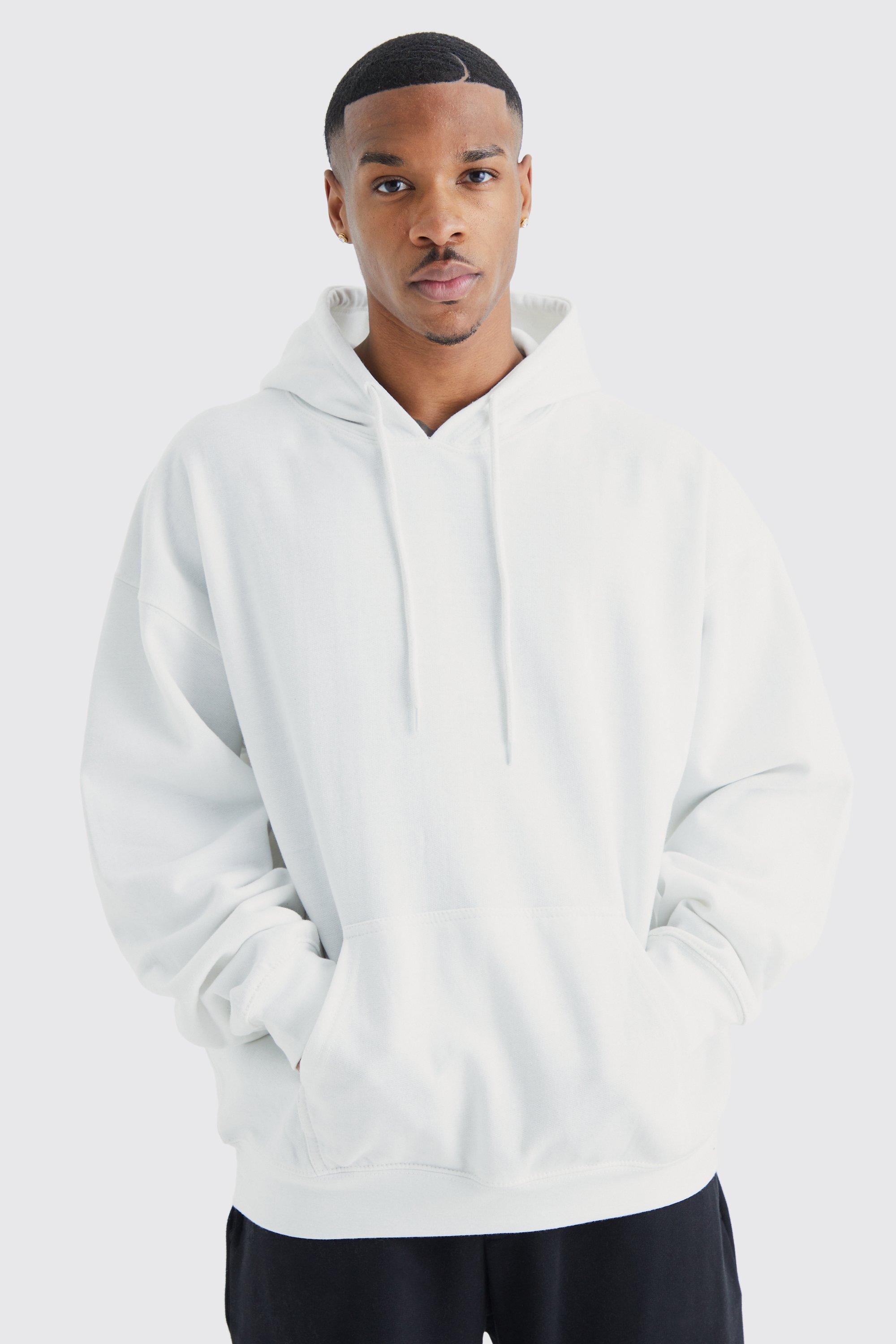 White boohoo best sale man hoodie