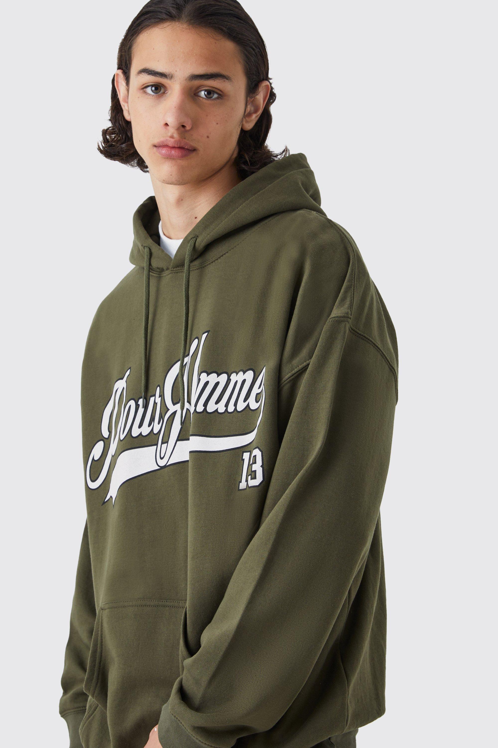 Graphic Hoodie Khaki