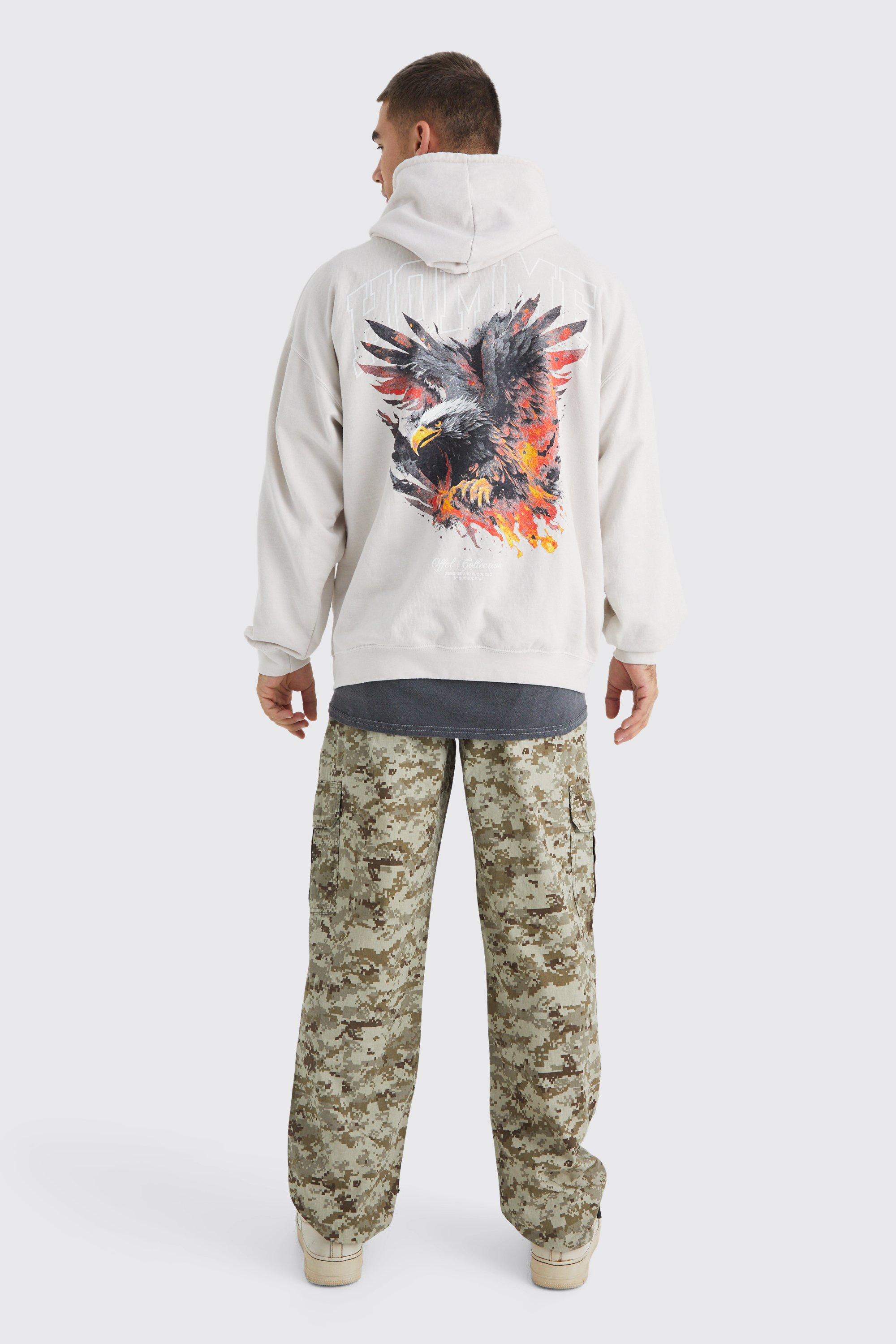 Off white clearance eagle hoodie