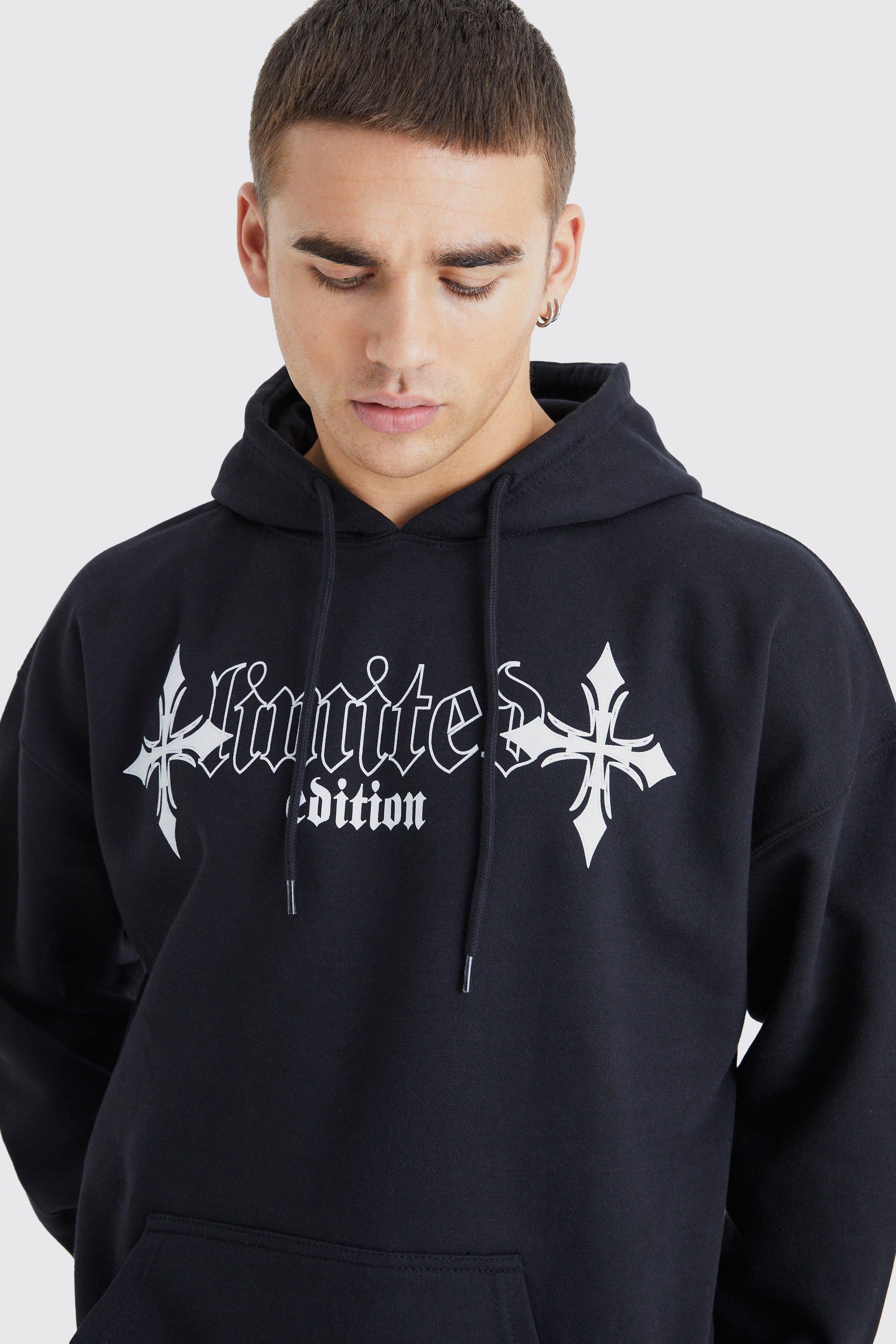 Graphic discount hoodies boohoo