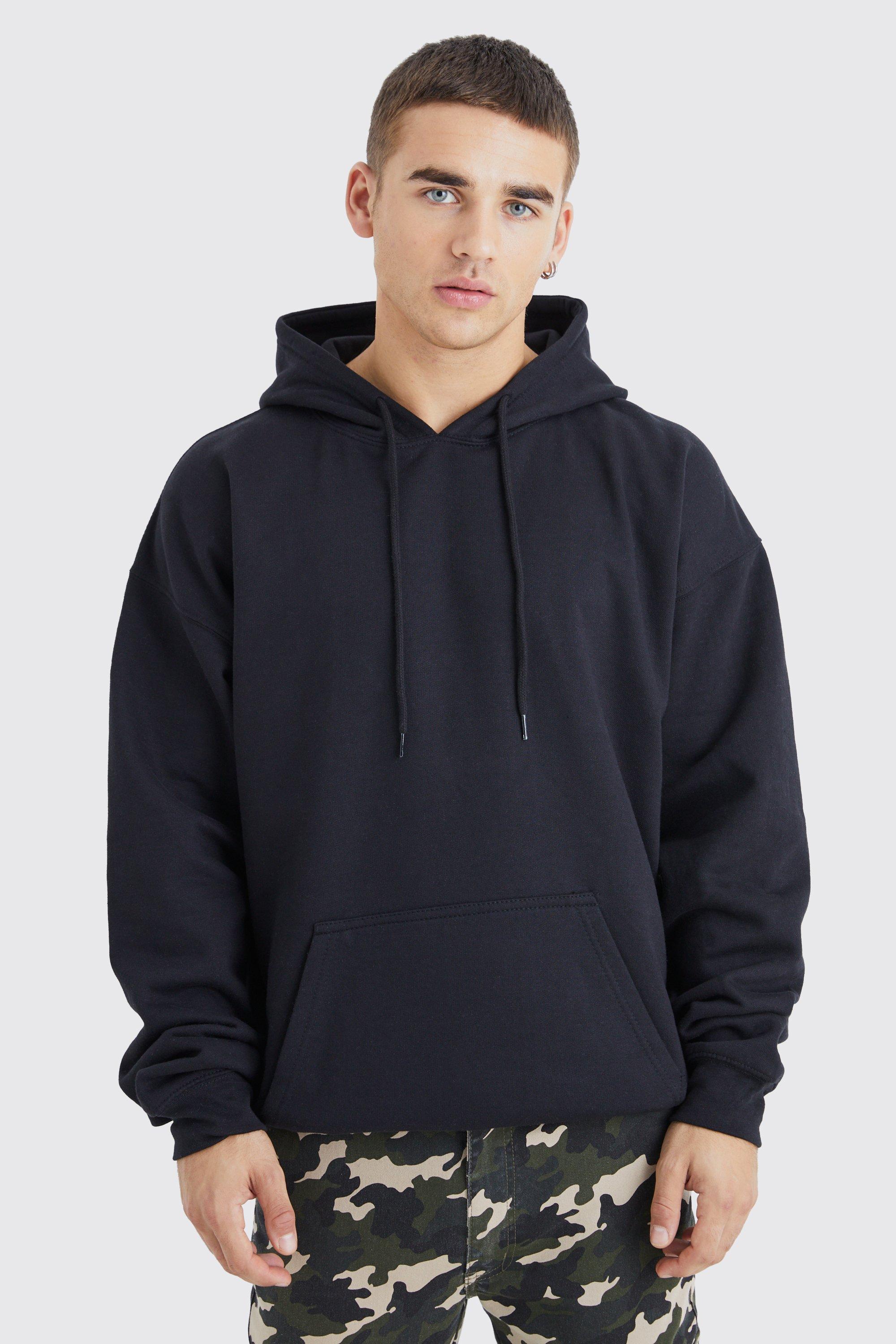 Oversized Homme Cross Graphic Hoodie