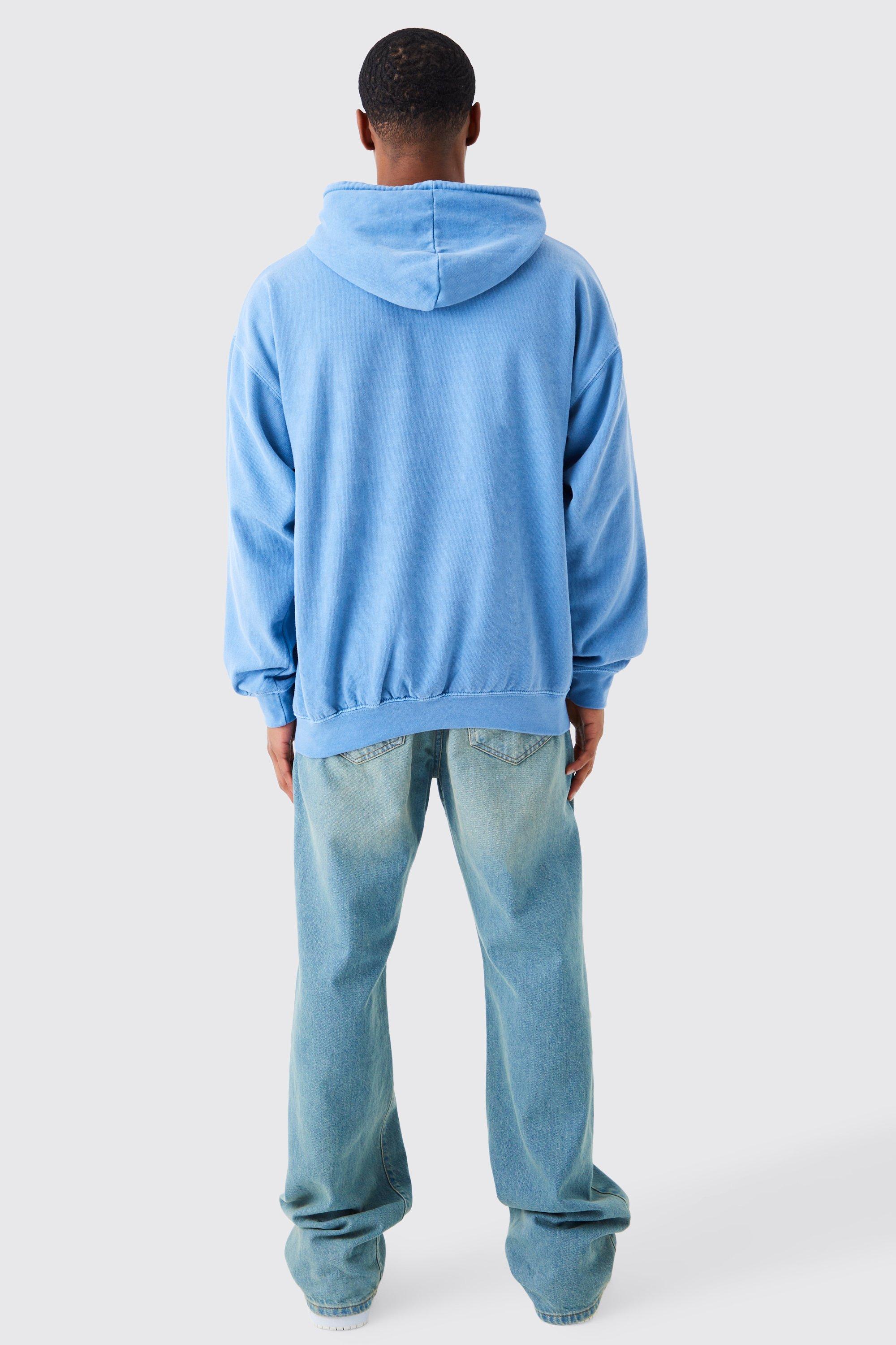 Oversized Washed-look Hoodie