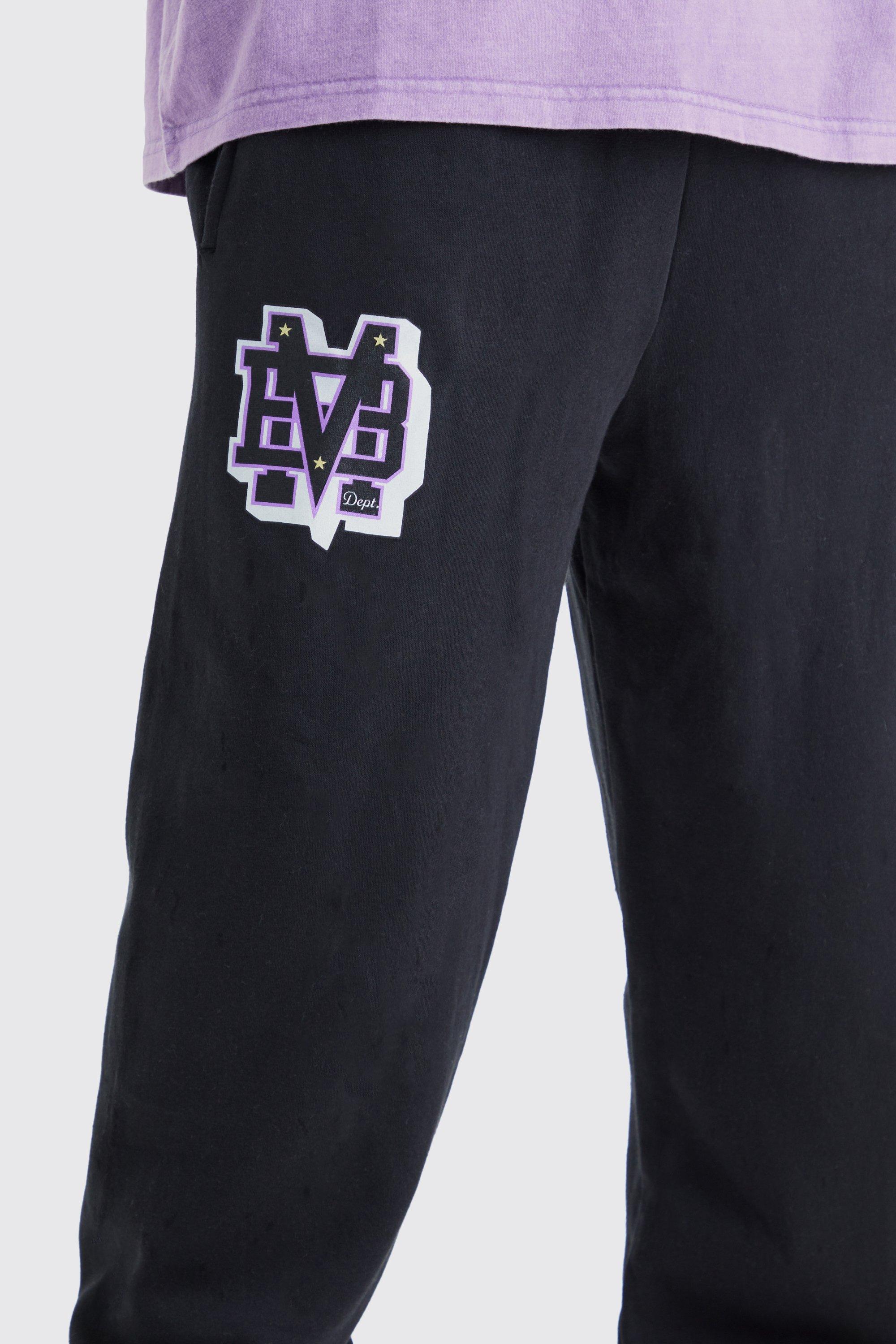 Oversized Bm Varsity Graphic Jogger