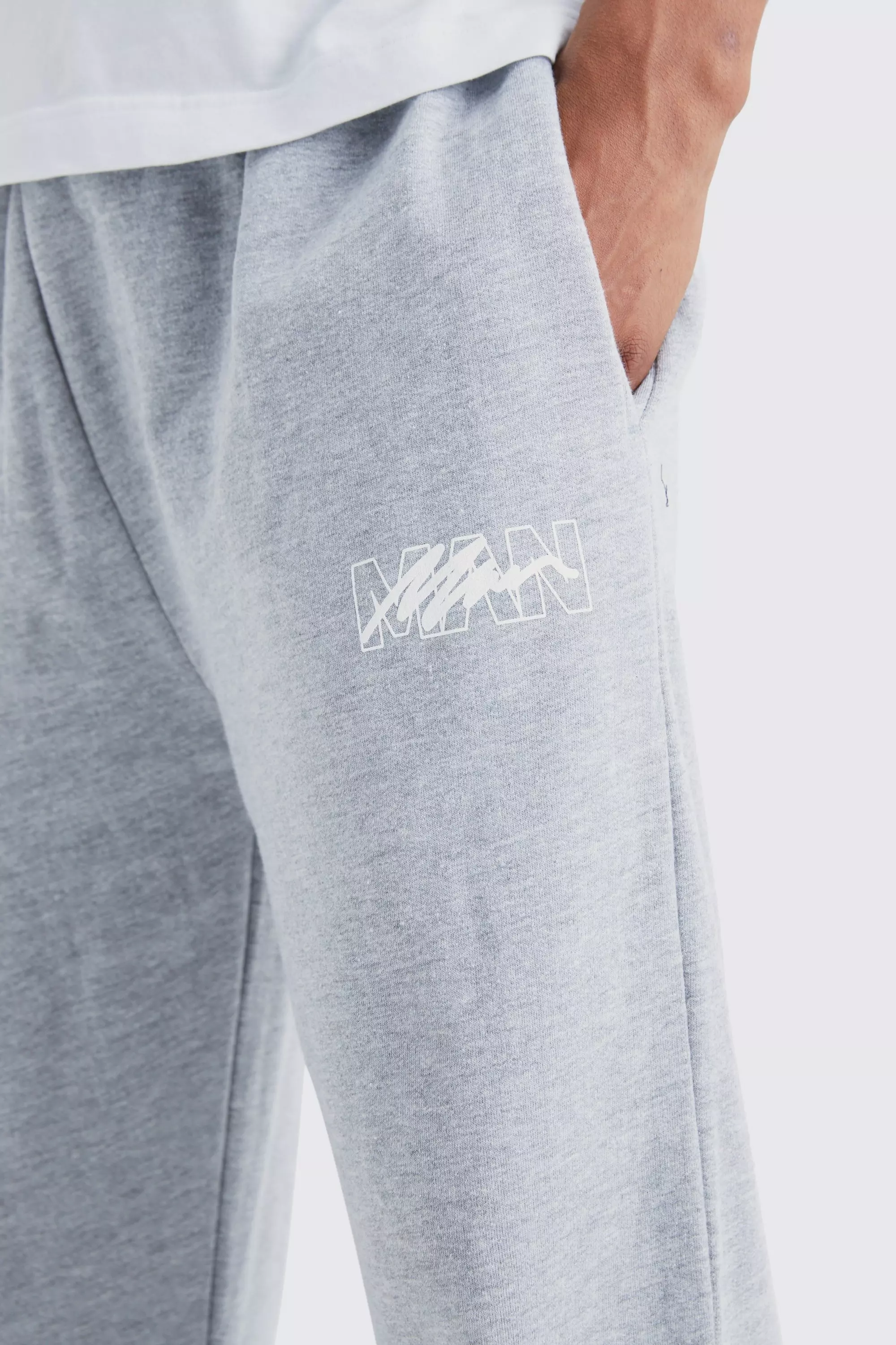 Man Signature Overdyed Oversized Joggers