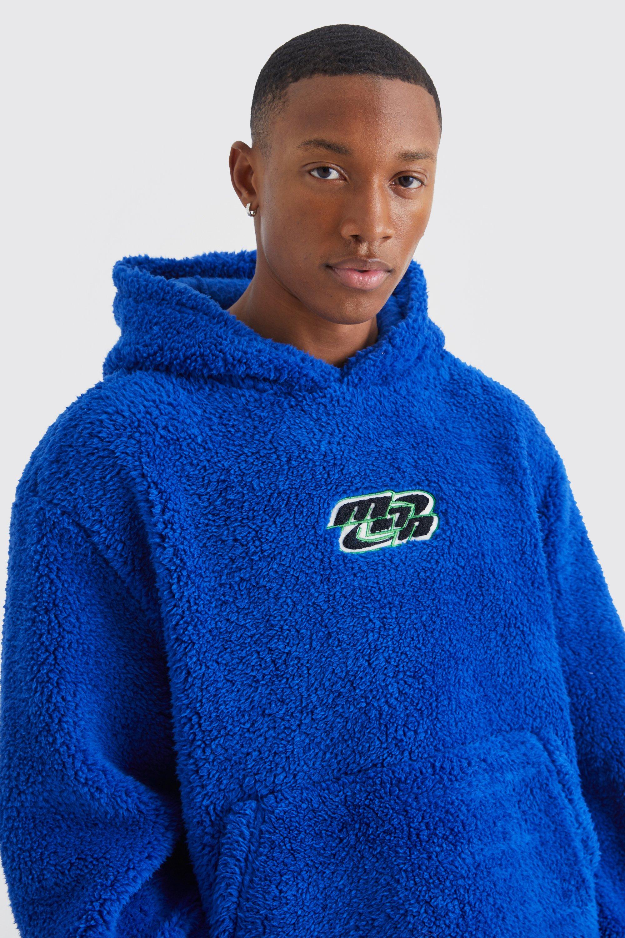 Royal blue sherpa outlet pullover