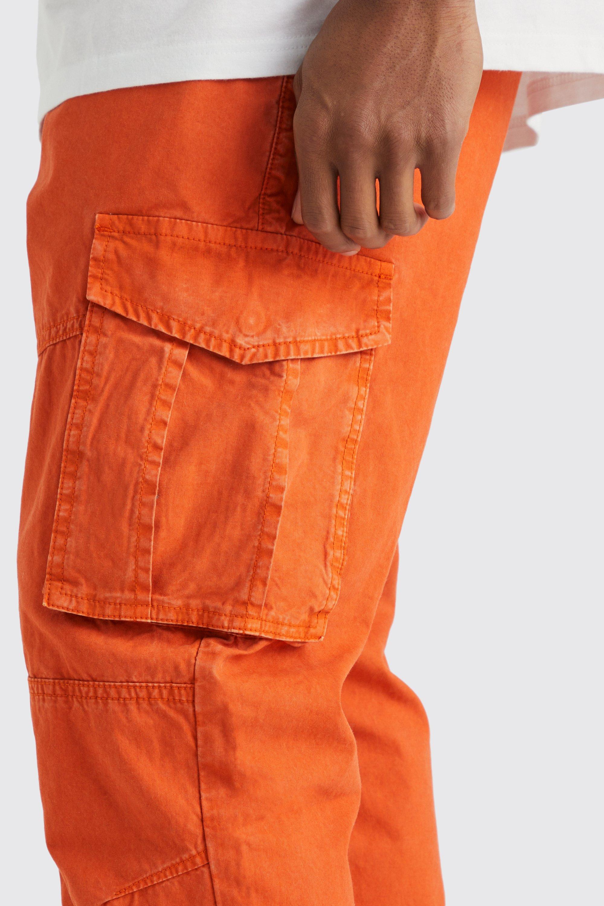 Cargo best sale orange homme