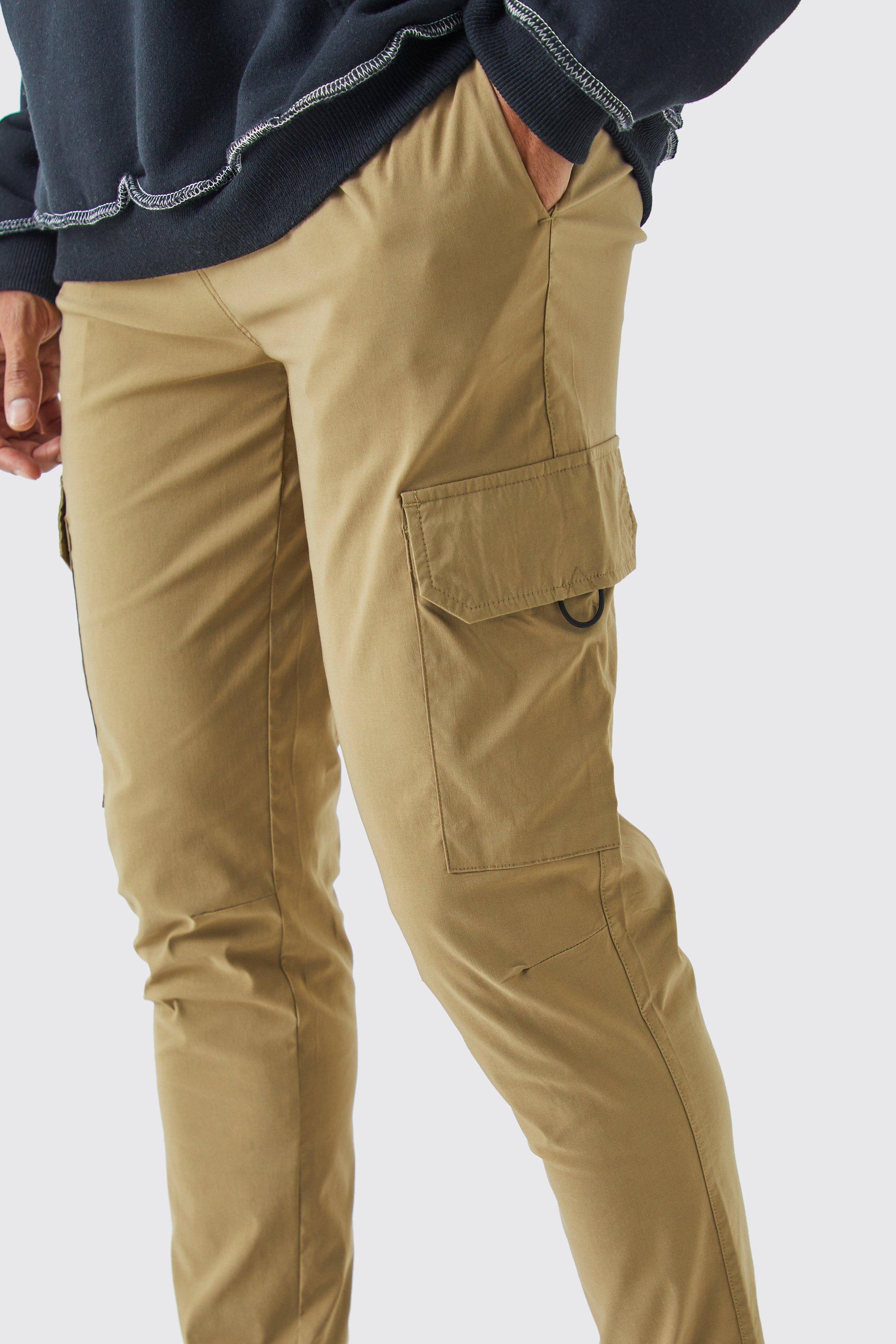 Stretch skinny khaki store pants