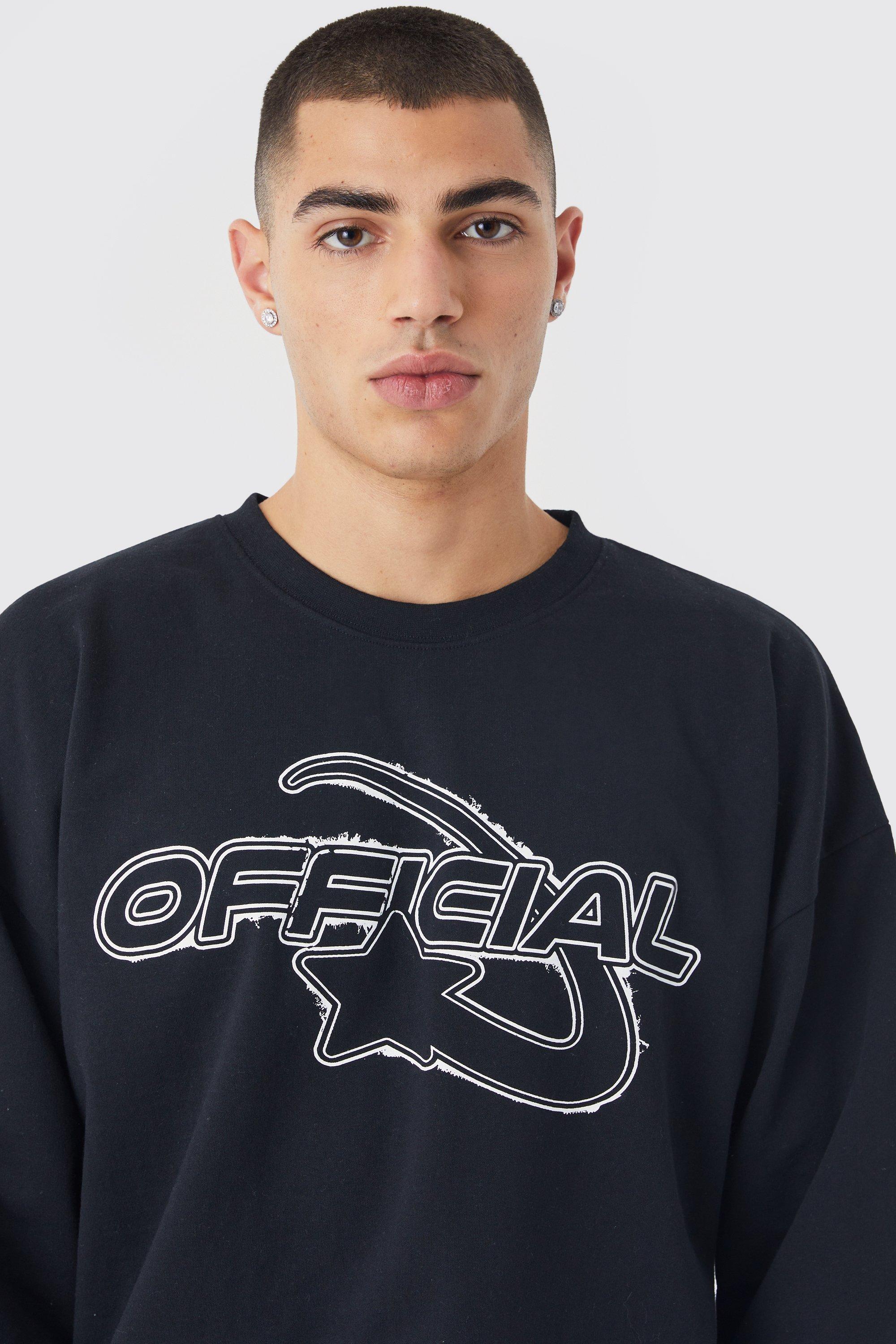 Oversized discount star sweatshirt