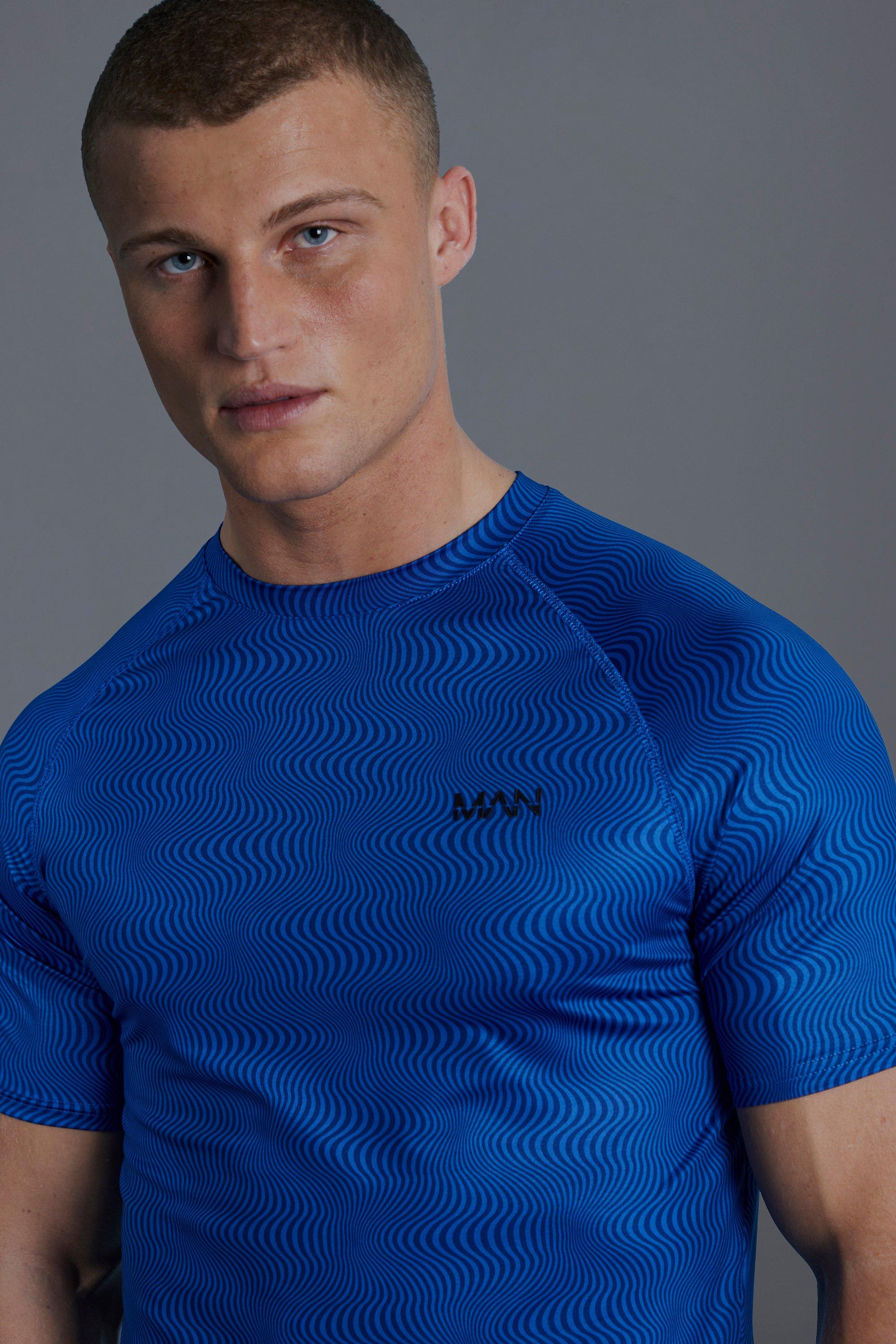 Mens cobalt blue t hot sale shirt