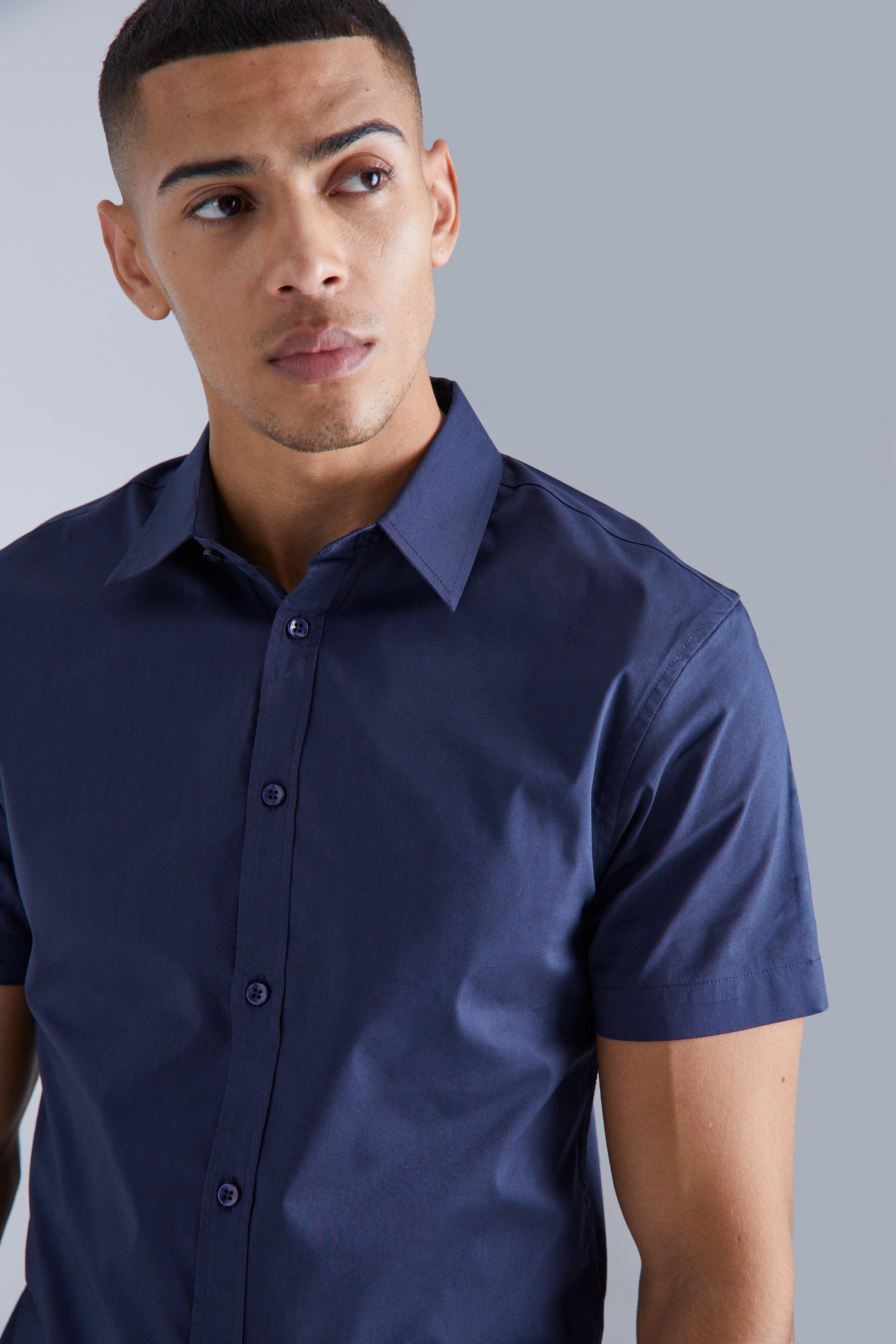 Short Sleeve Slim Shirt