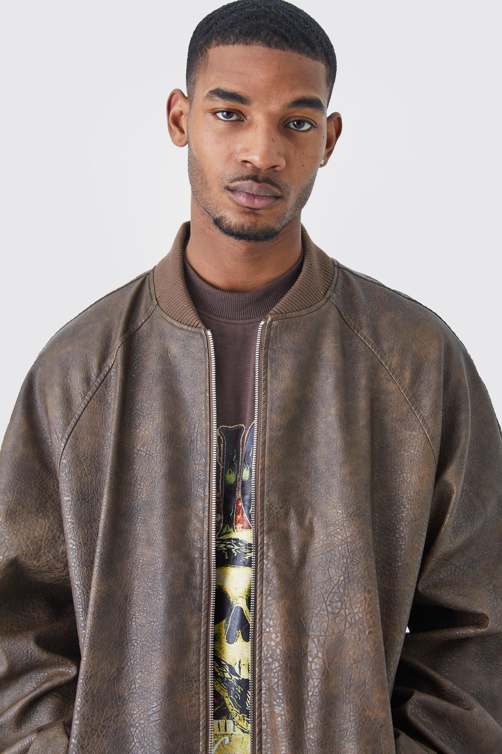 Cazadora bomber piel hombre best sale