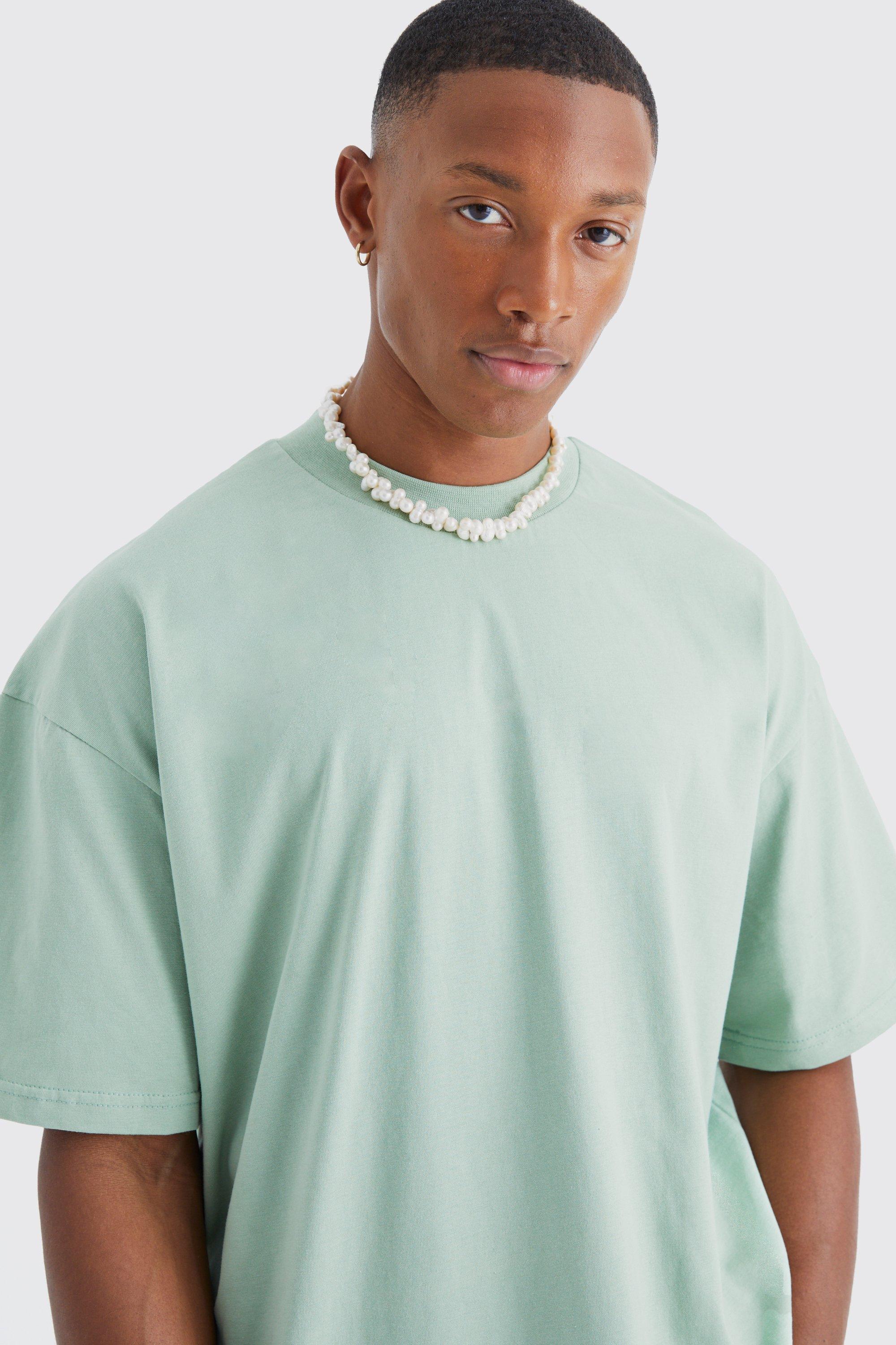 Boohoo mens oversized t on sale shirts