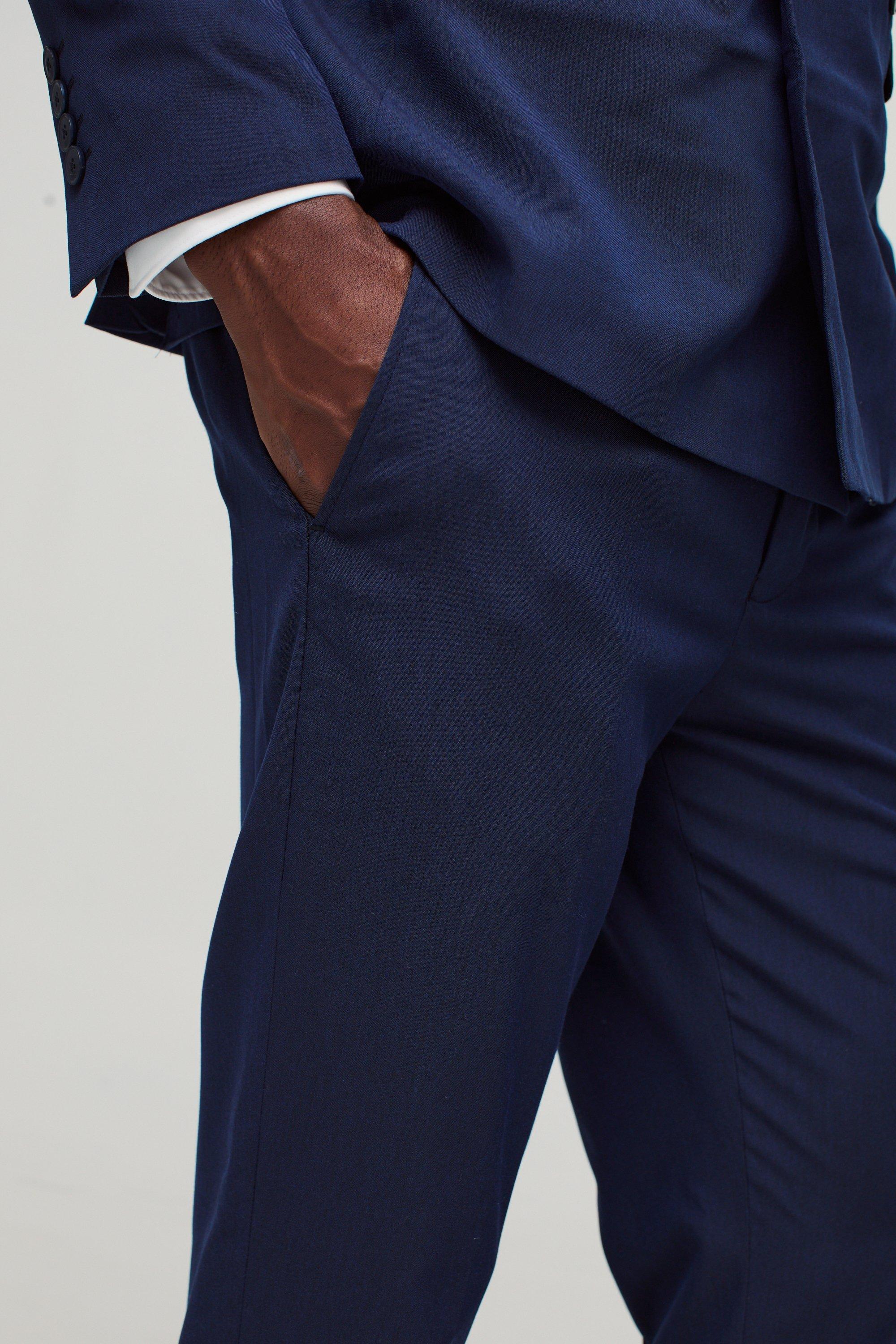 Navy super hotsell skinny suit