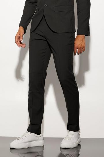 Slim Suit Trousers black