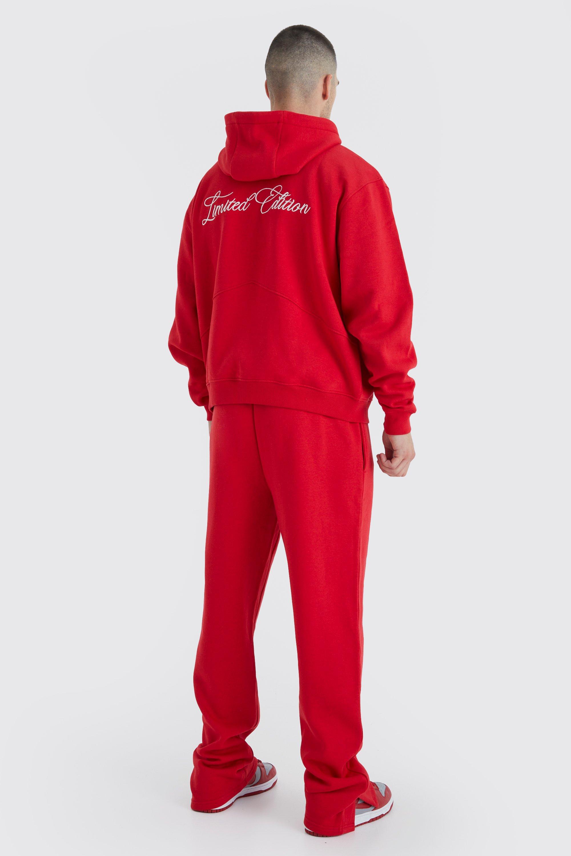 Red mens tracksuits