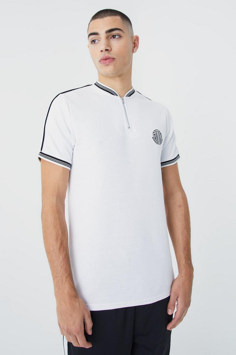 Slim-Fit Poloshirt, White image number 1