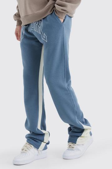 Tall Slim Stacked Official Gusset Jogger slate blue