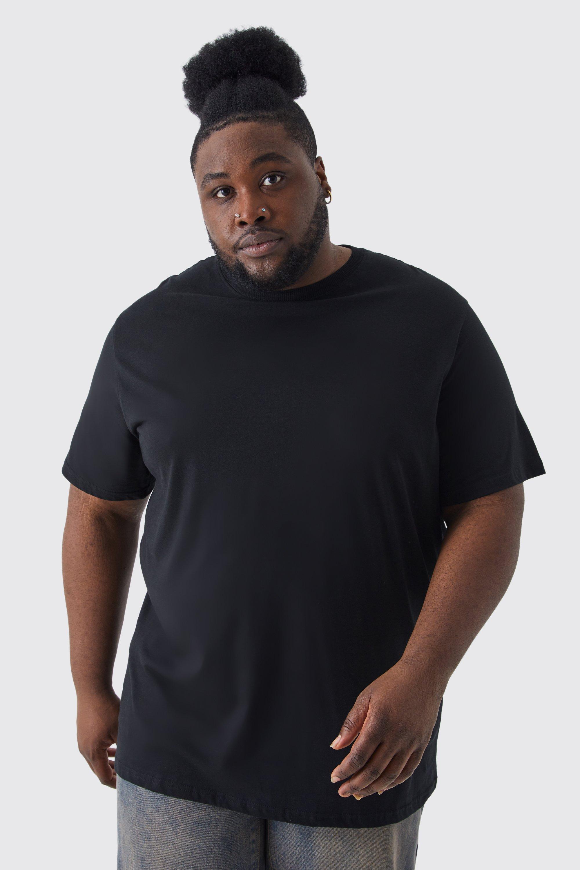 black longline blouse plus size