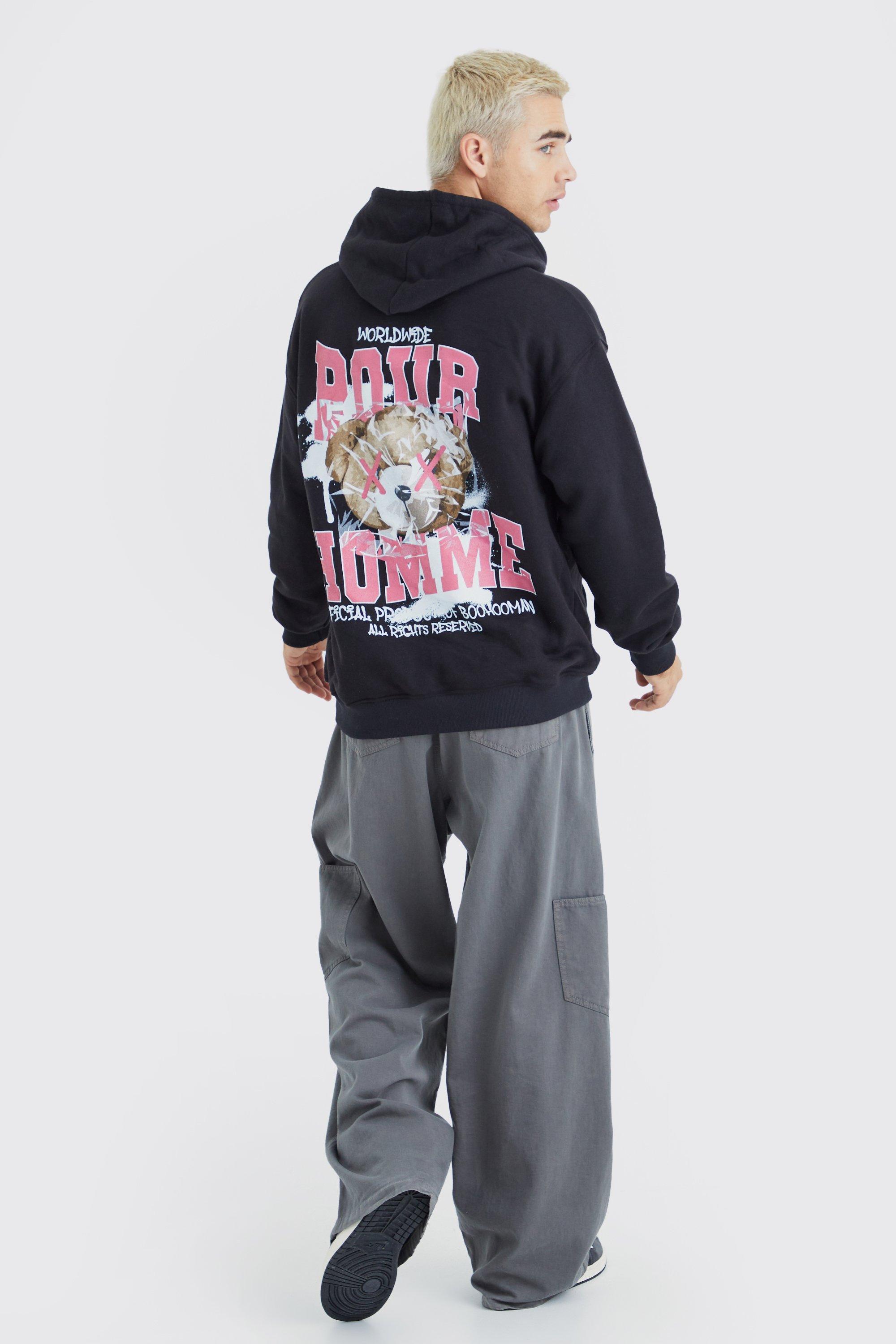 Baggy hoodie mens sale