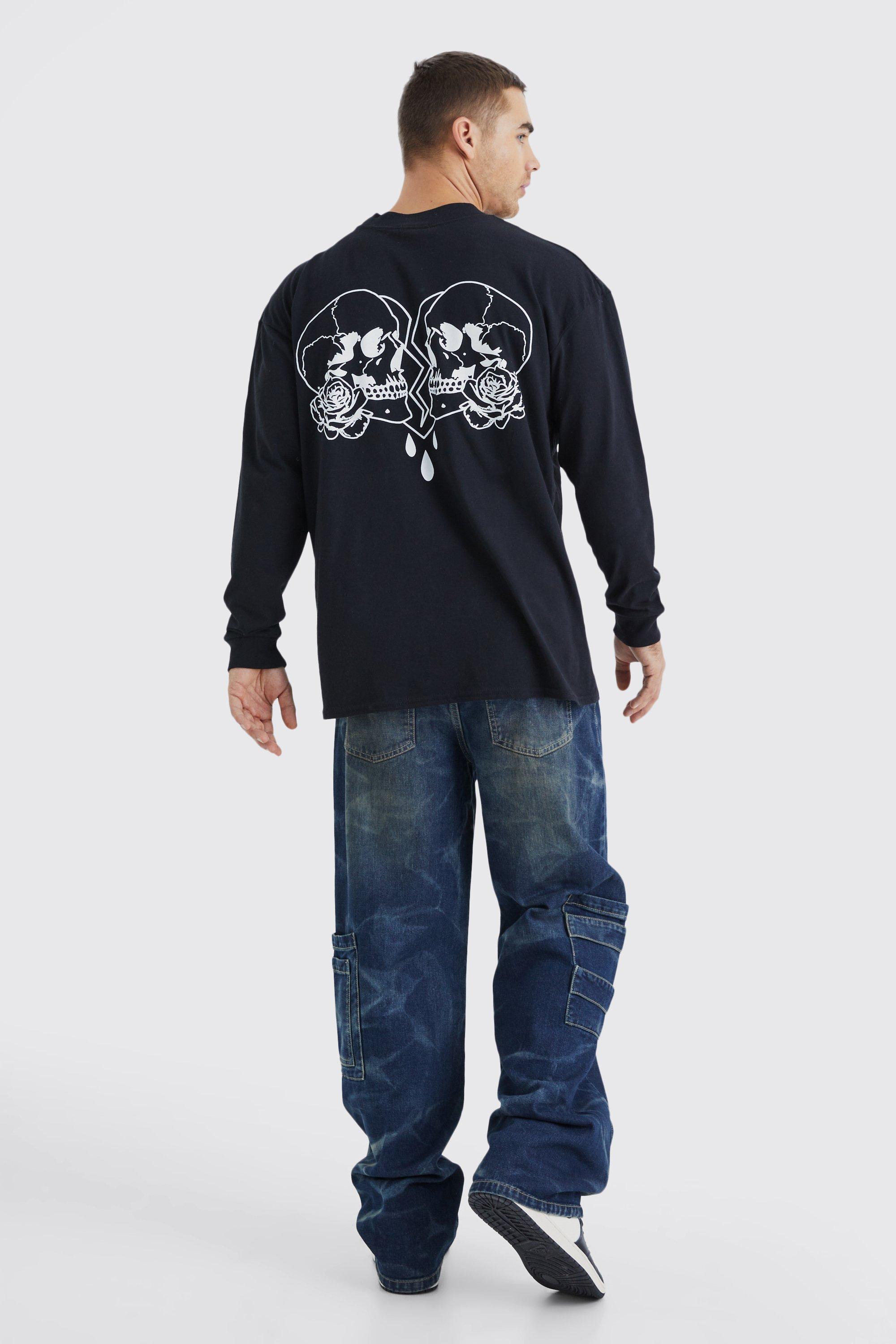 Mens long sleeve graphic t shirts sales