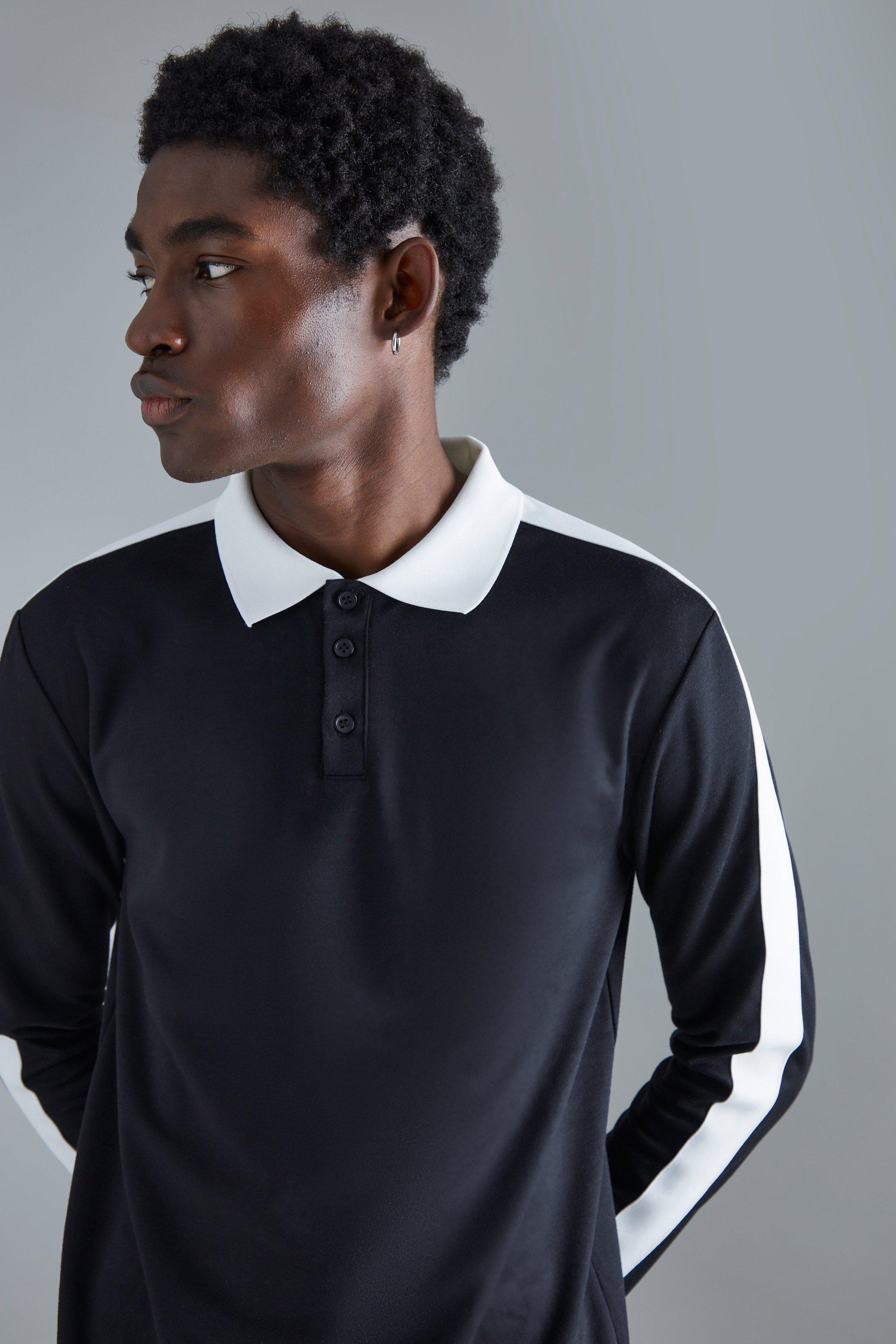 Interlock polo shirt outlet