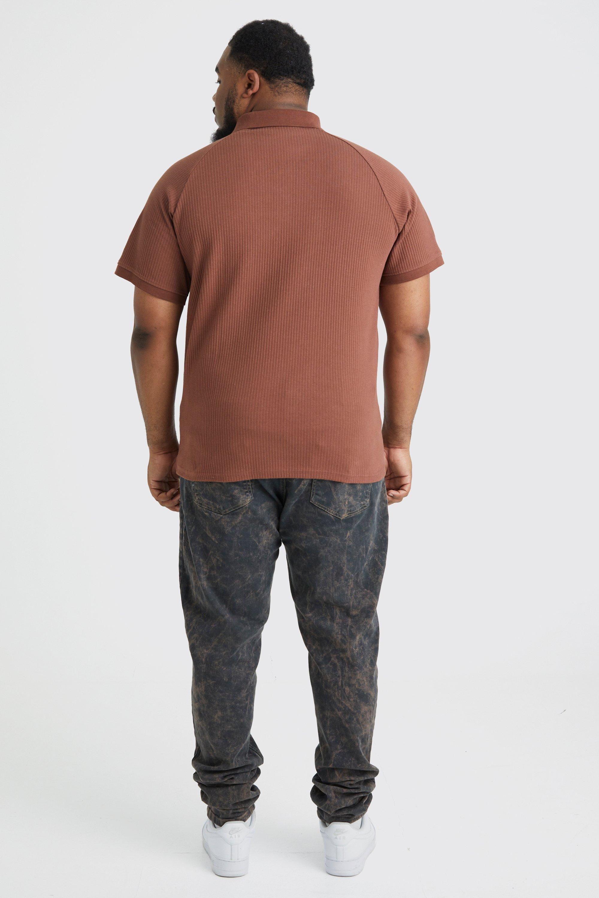 Pocket Ribbed T-Shirt - Rust Pocket Ribbed T-Shirt - Rust