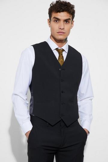 Black Slim Vest