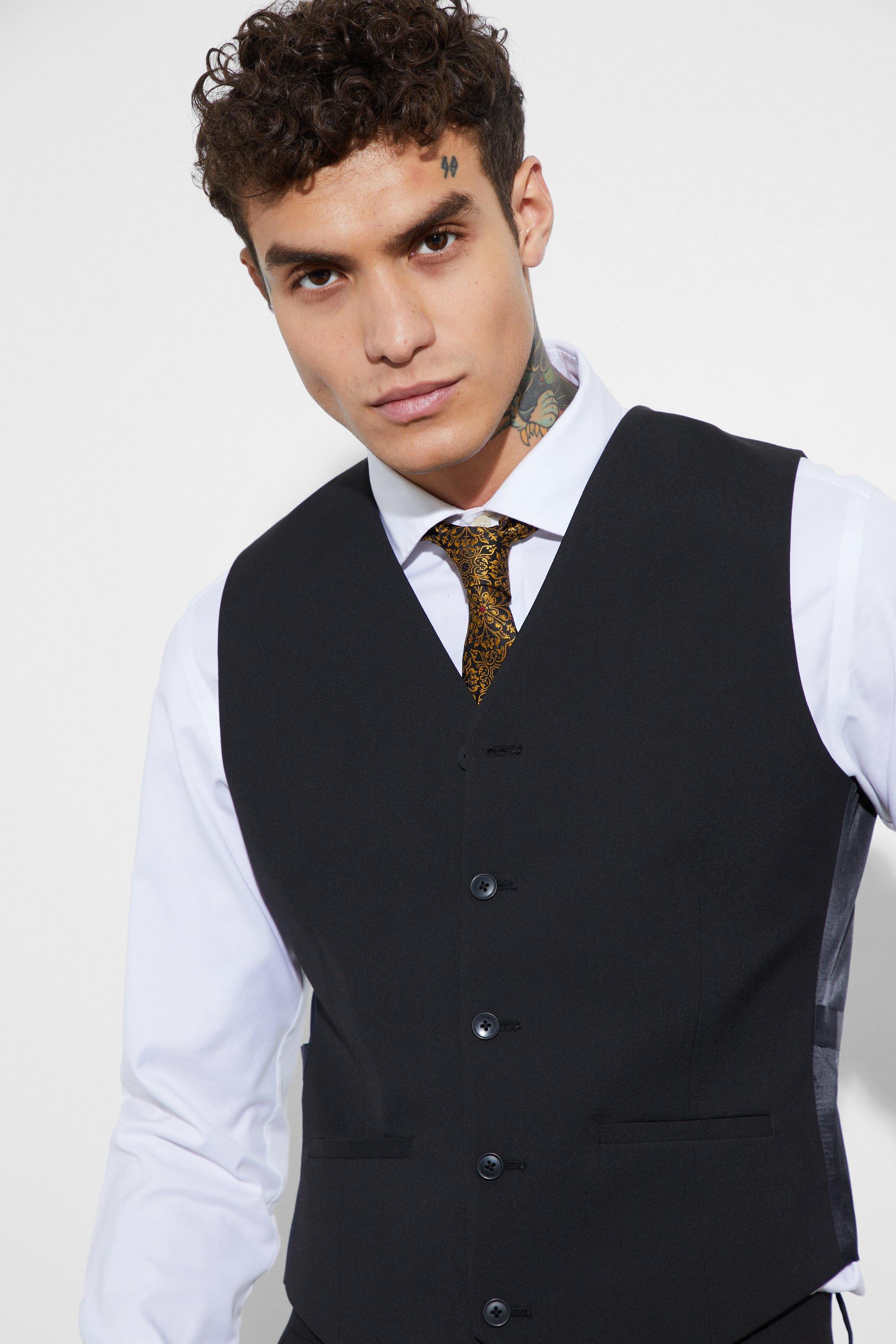 Boohoo hot sale mens waistcoat