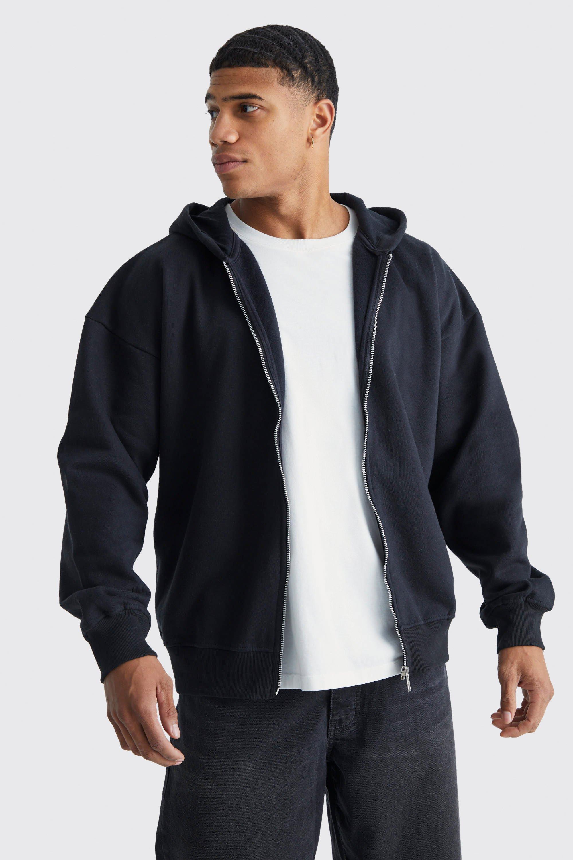 zip through hoodie