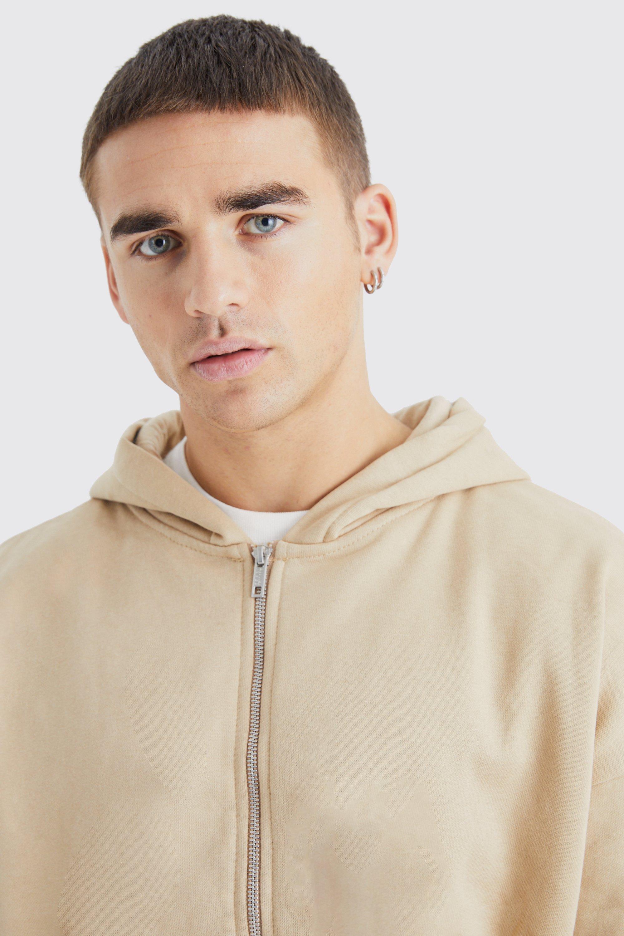 Oversized Heavyweight Zip Through Hoodie