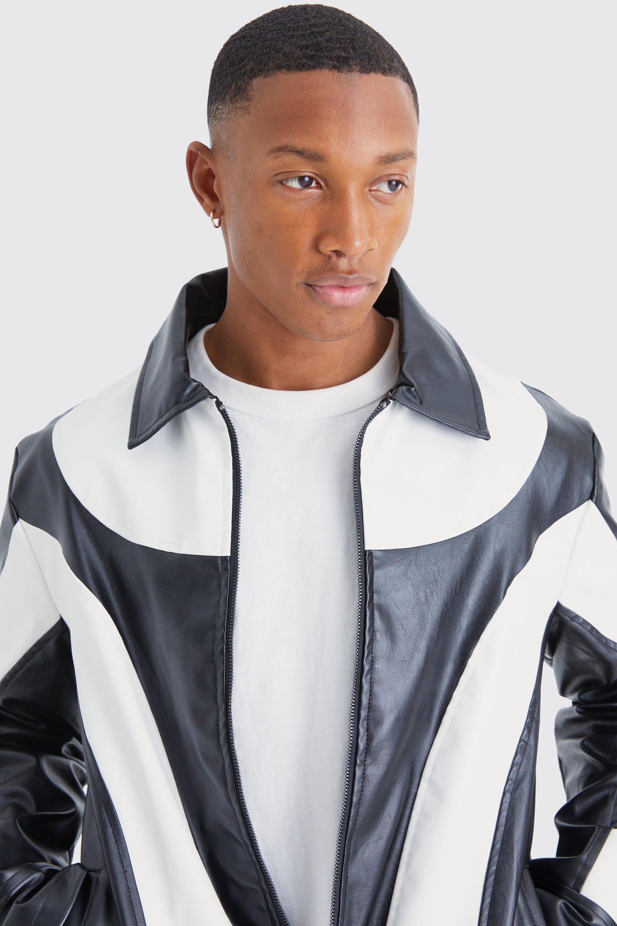 Boohoo colour block outlet jacket