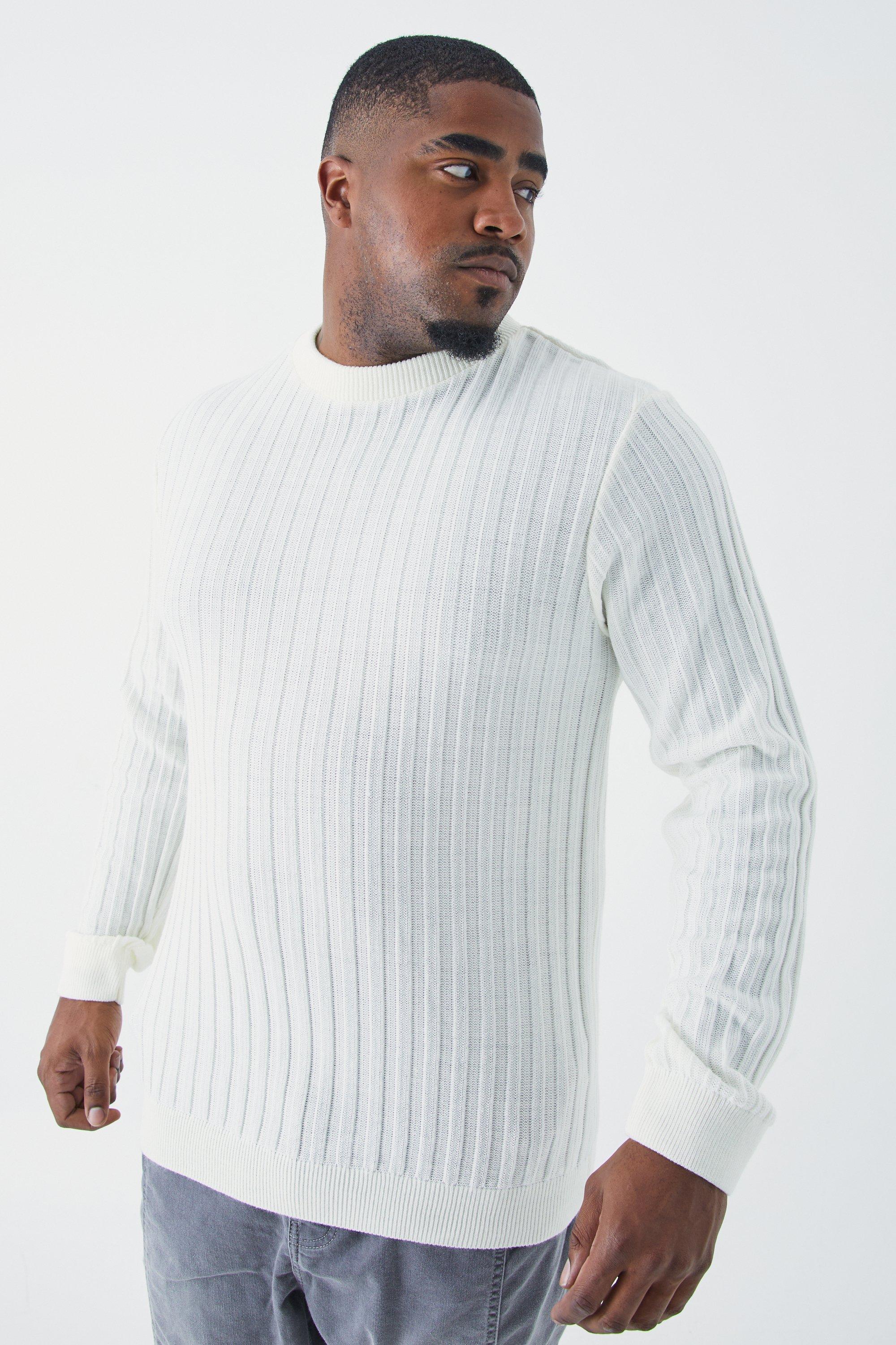 Mens muscle hotsell fit jumper