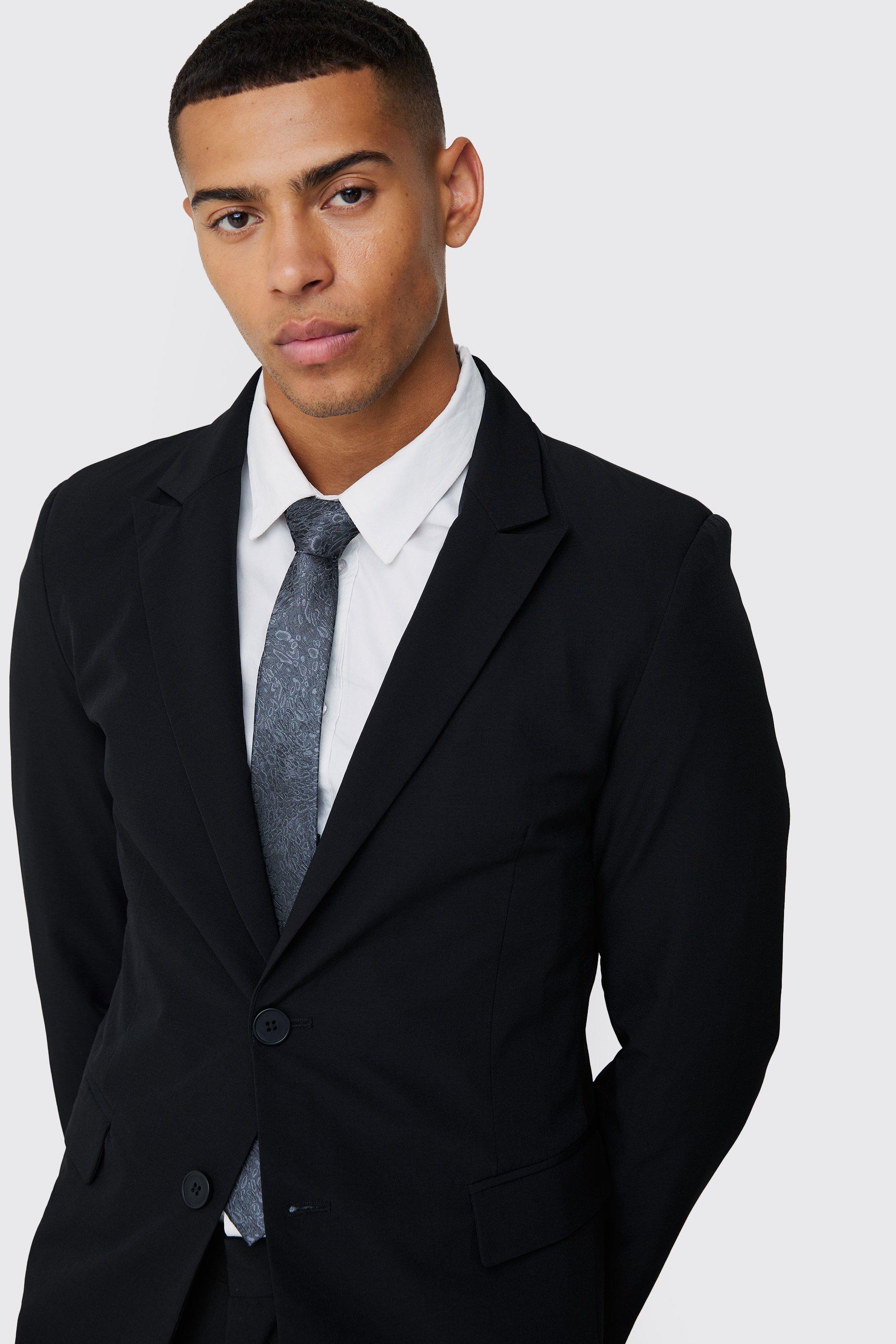 Black 2025 stretch blazer