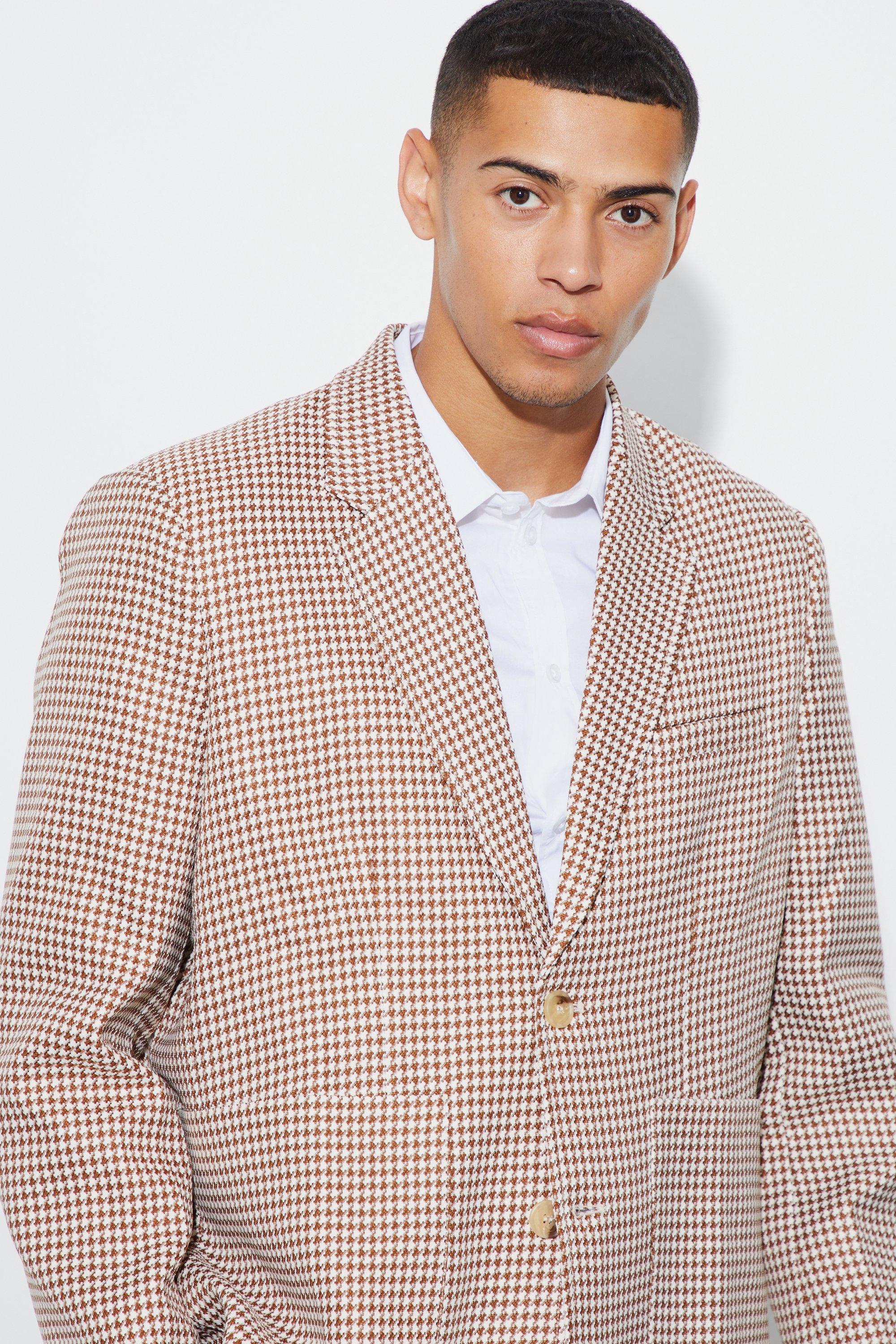 Mens hotsell houndstooth blazer