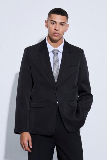 Black Mix & Match Slim Fit Blazer