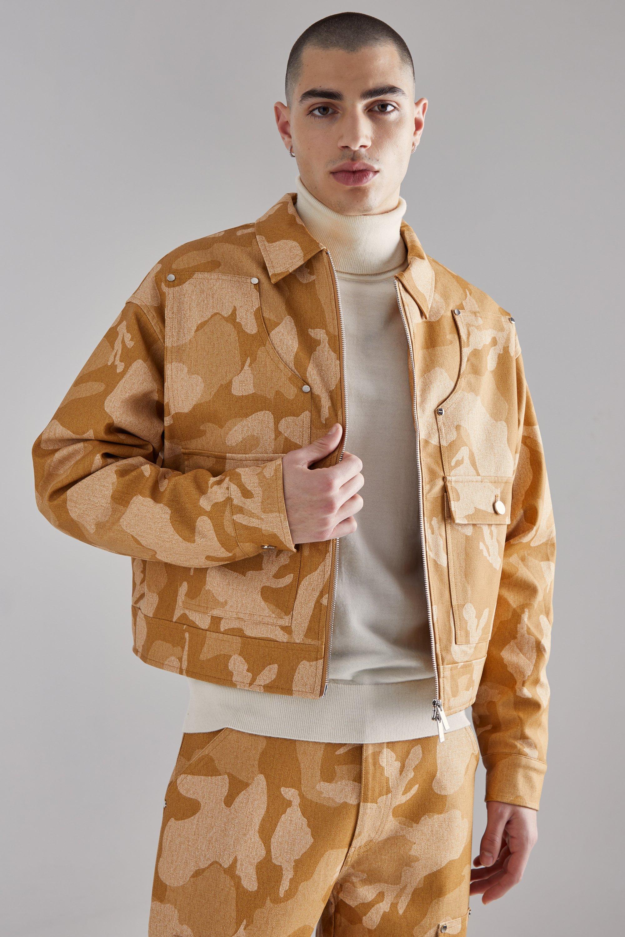 Tan camo outlet jacket