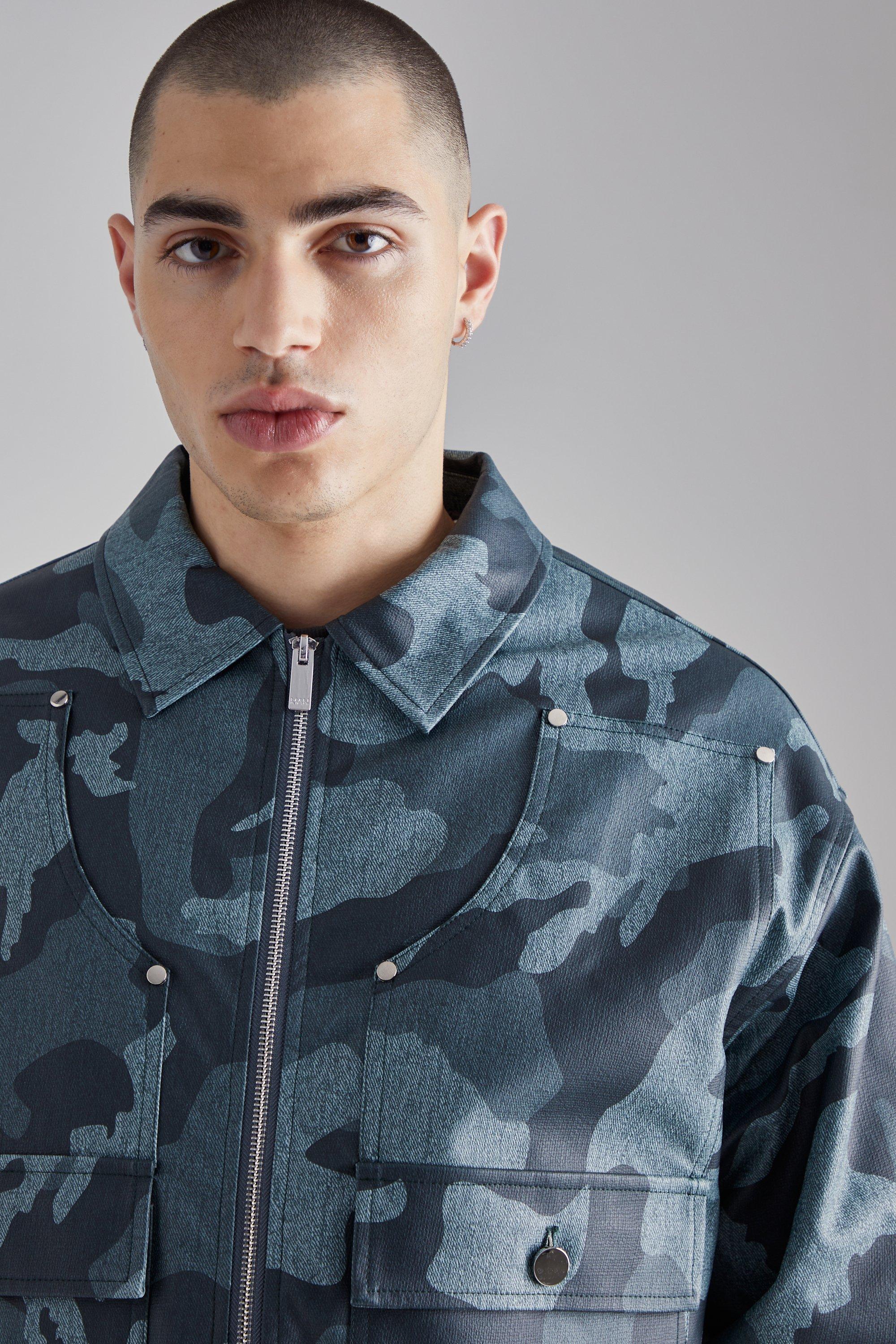 Camo harrington jacket sale