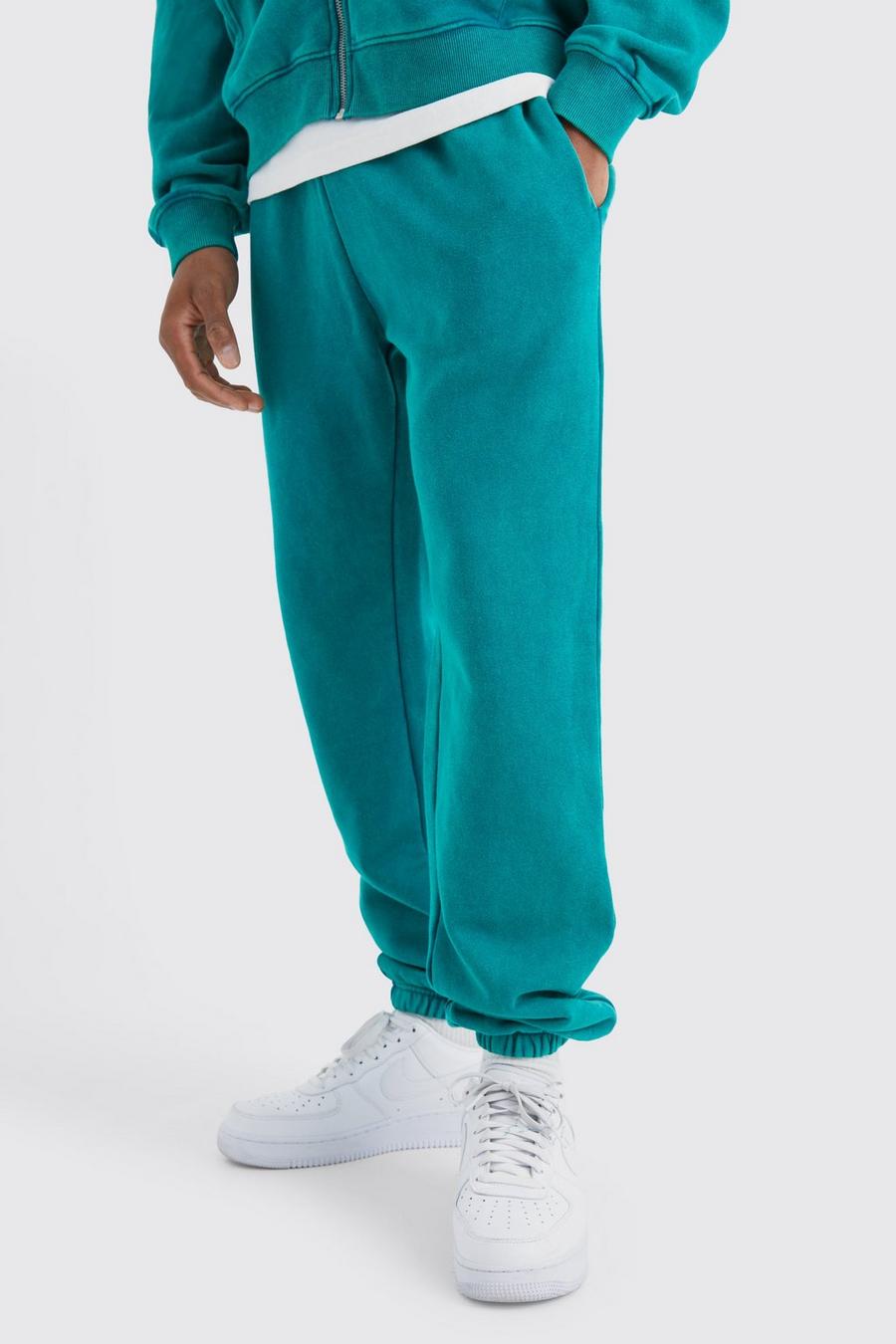 Teal Core Fit Washed Sweatpant image number 1