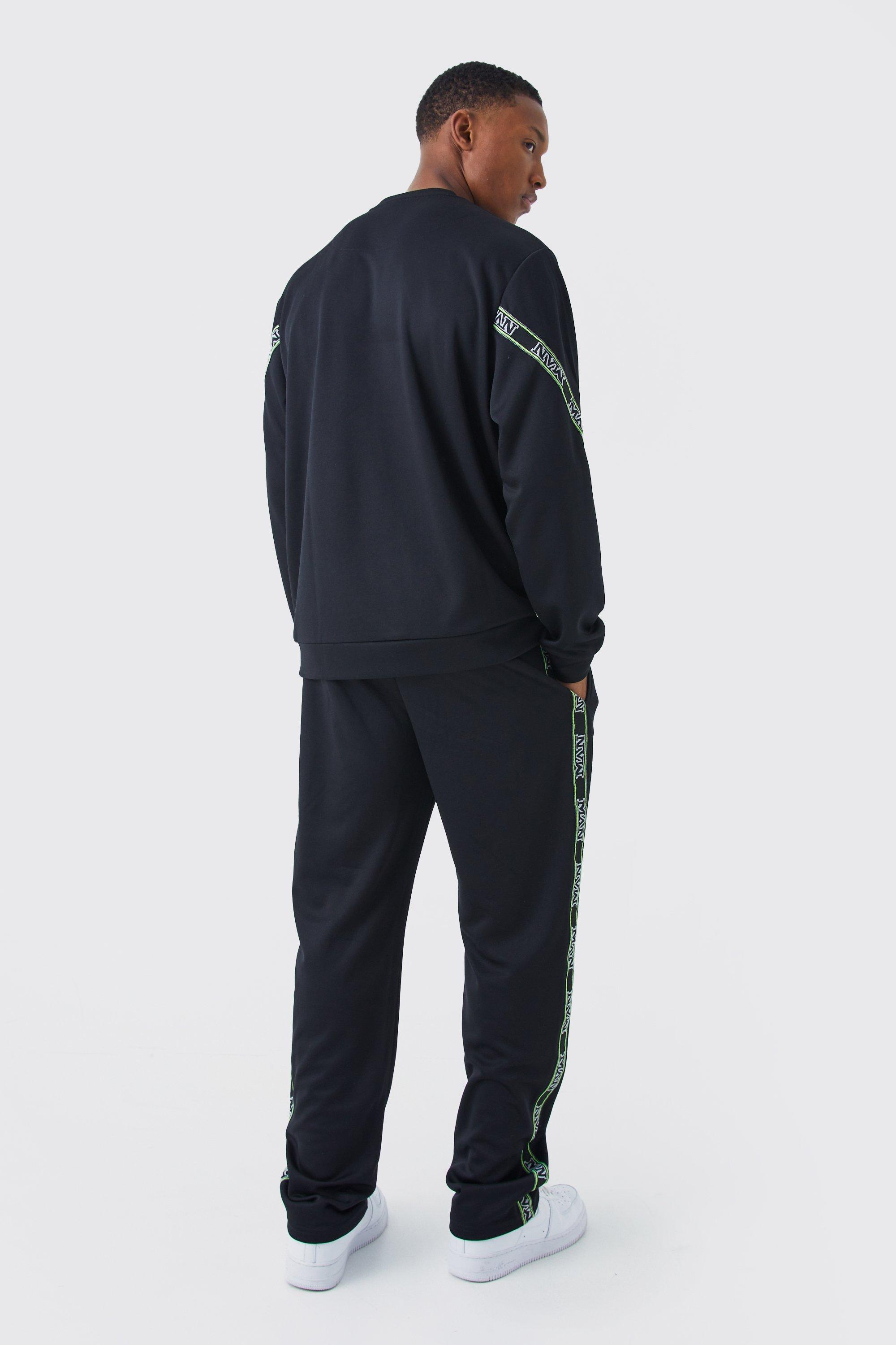 Adidas tracksuit best sale taped sides