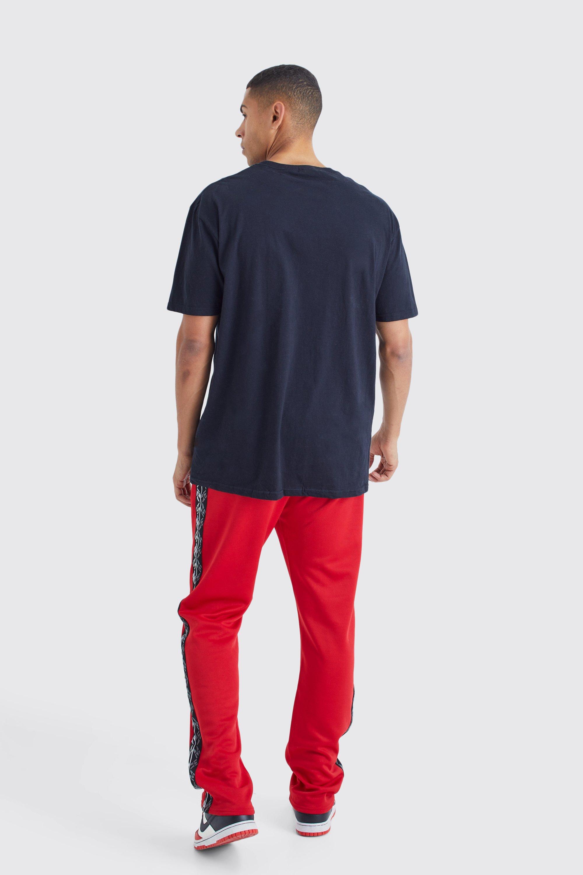 Boohoo discount red joggers