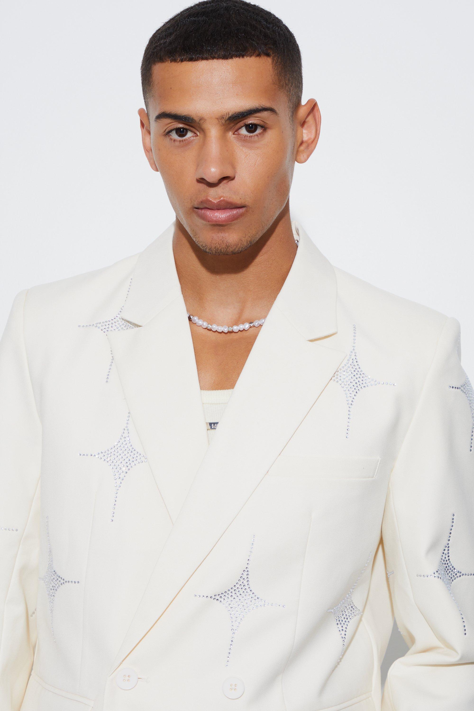Mens rhinestone blazer clearance
