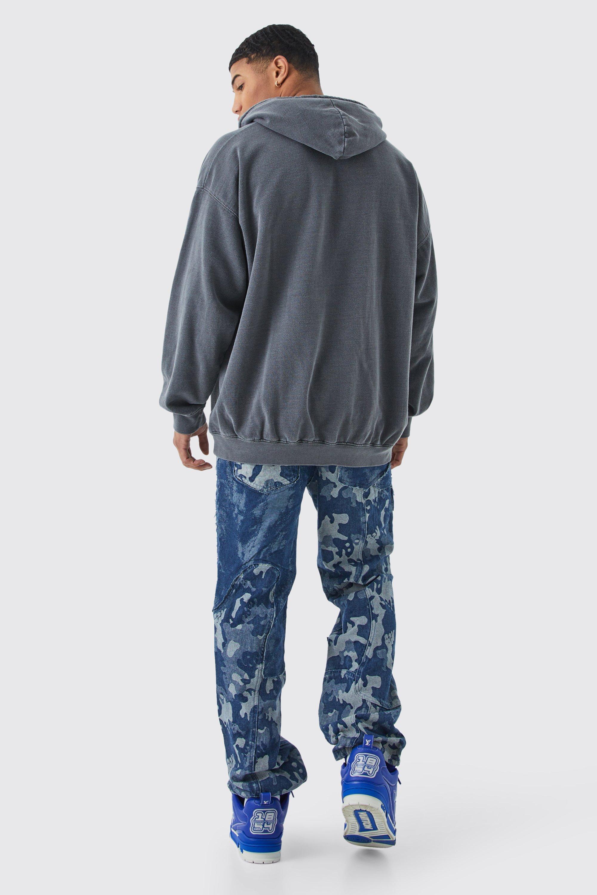 Oversized Biggie Wash License Hoodie