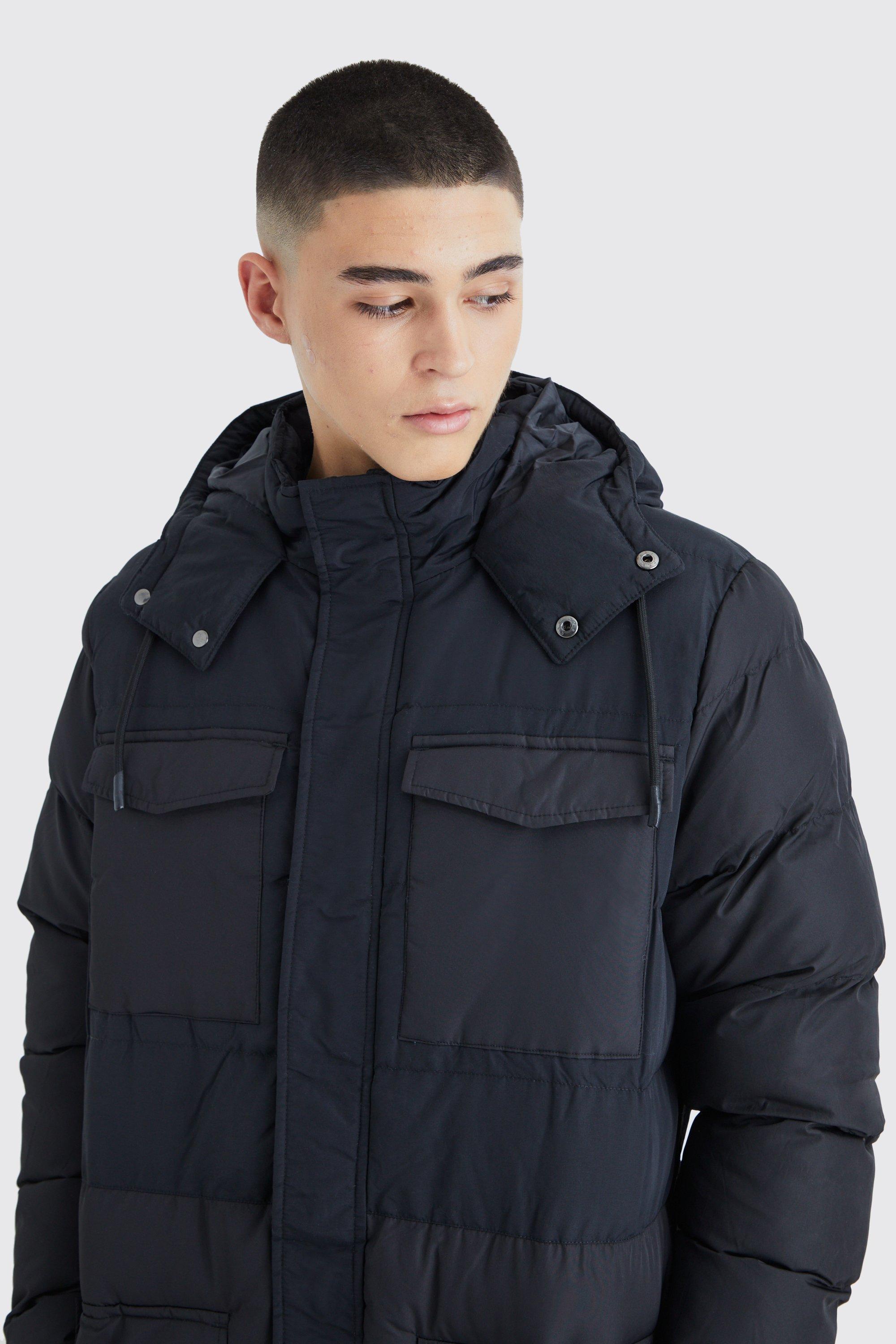 Boohoo mens outlet parka