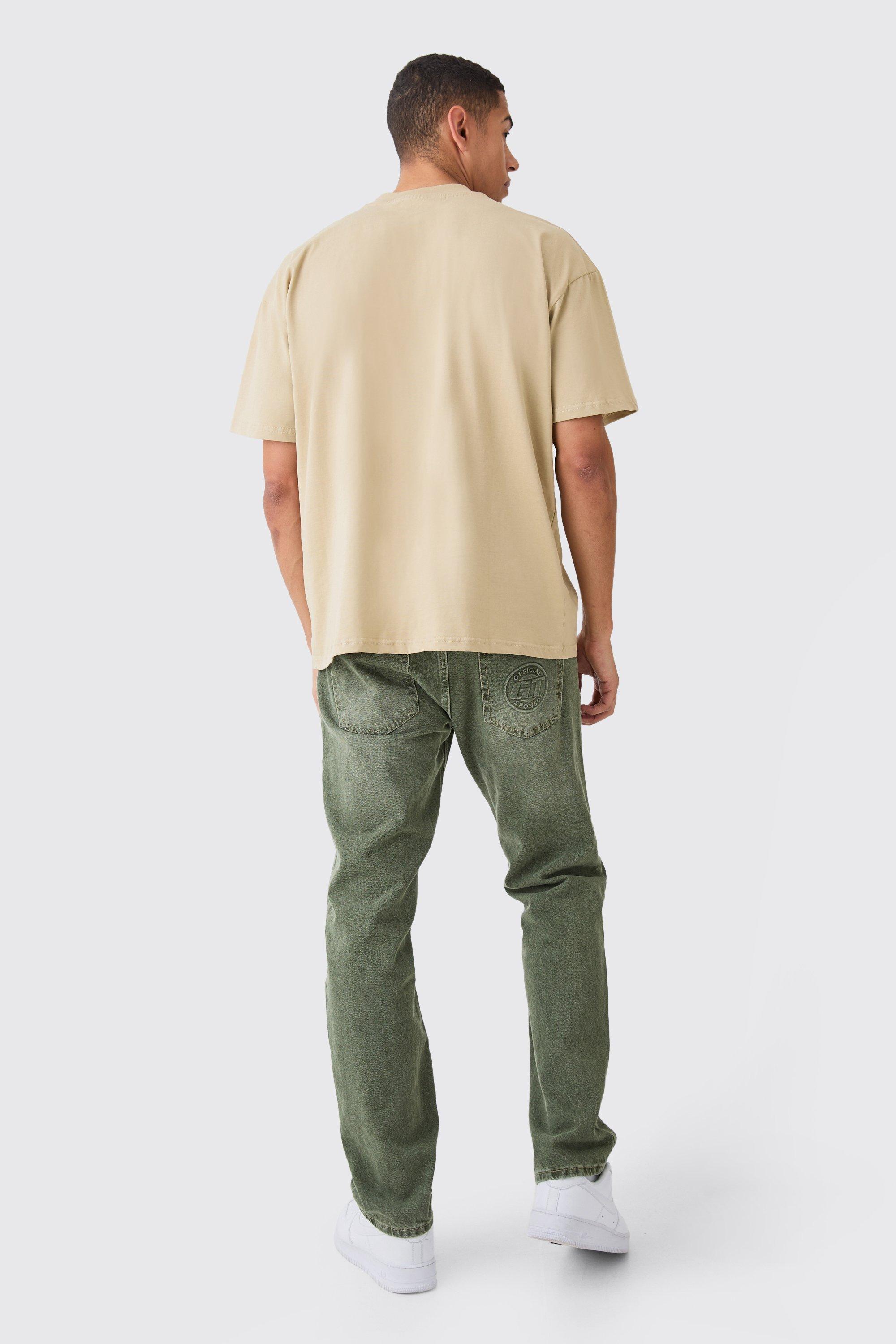 Khaki Heavyweight Oversized T-shirt