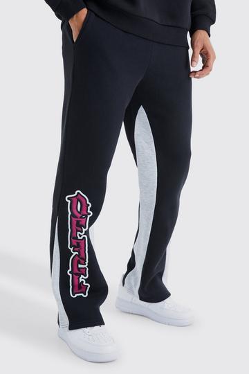 Official Graffiti Gusset Sweatpants black