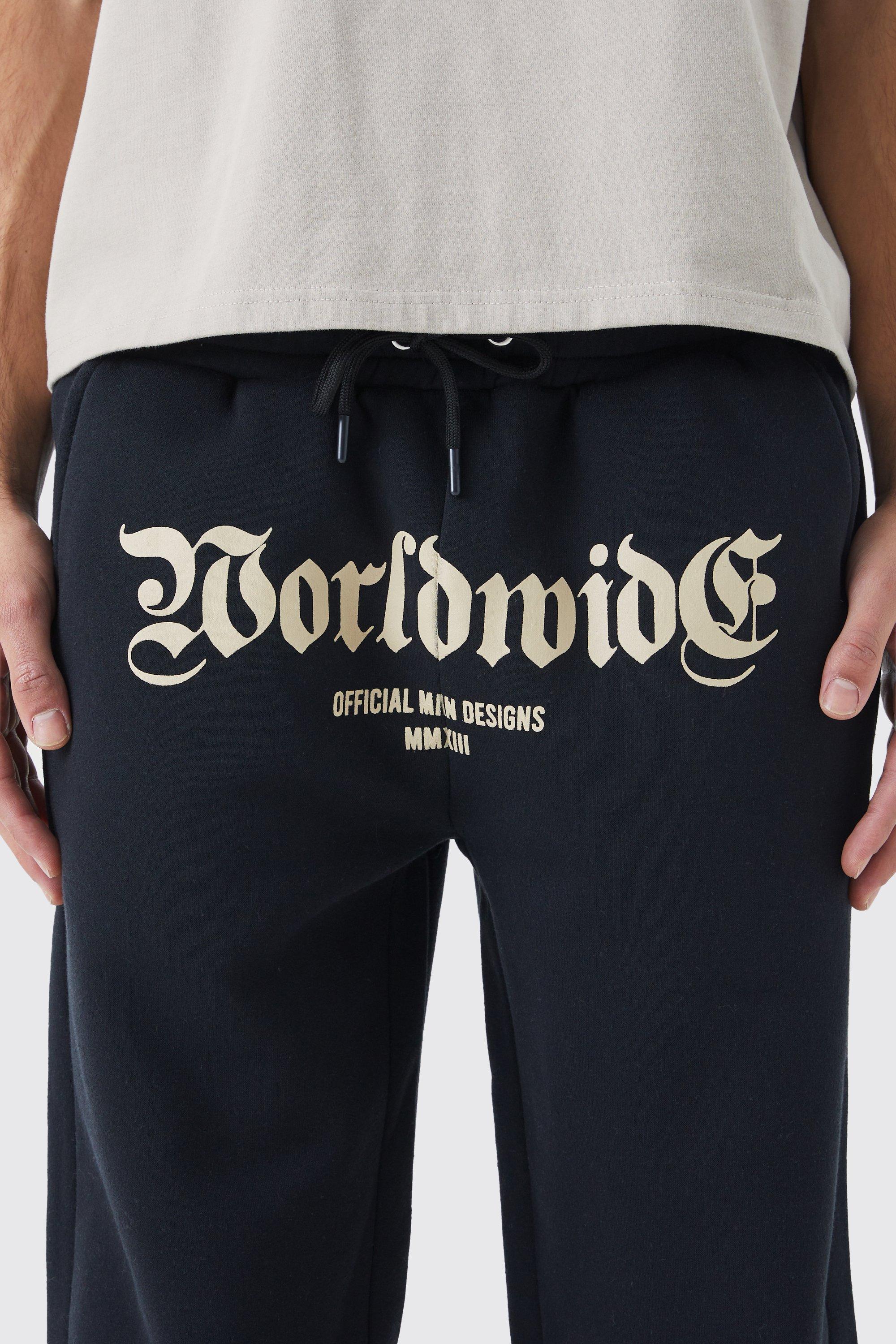 Crotch print sweatpants sale