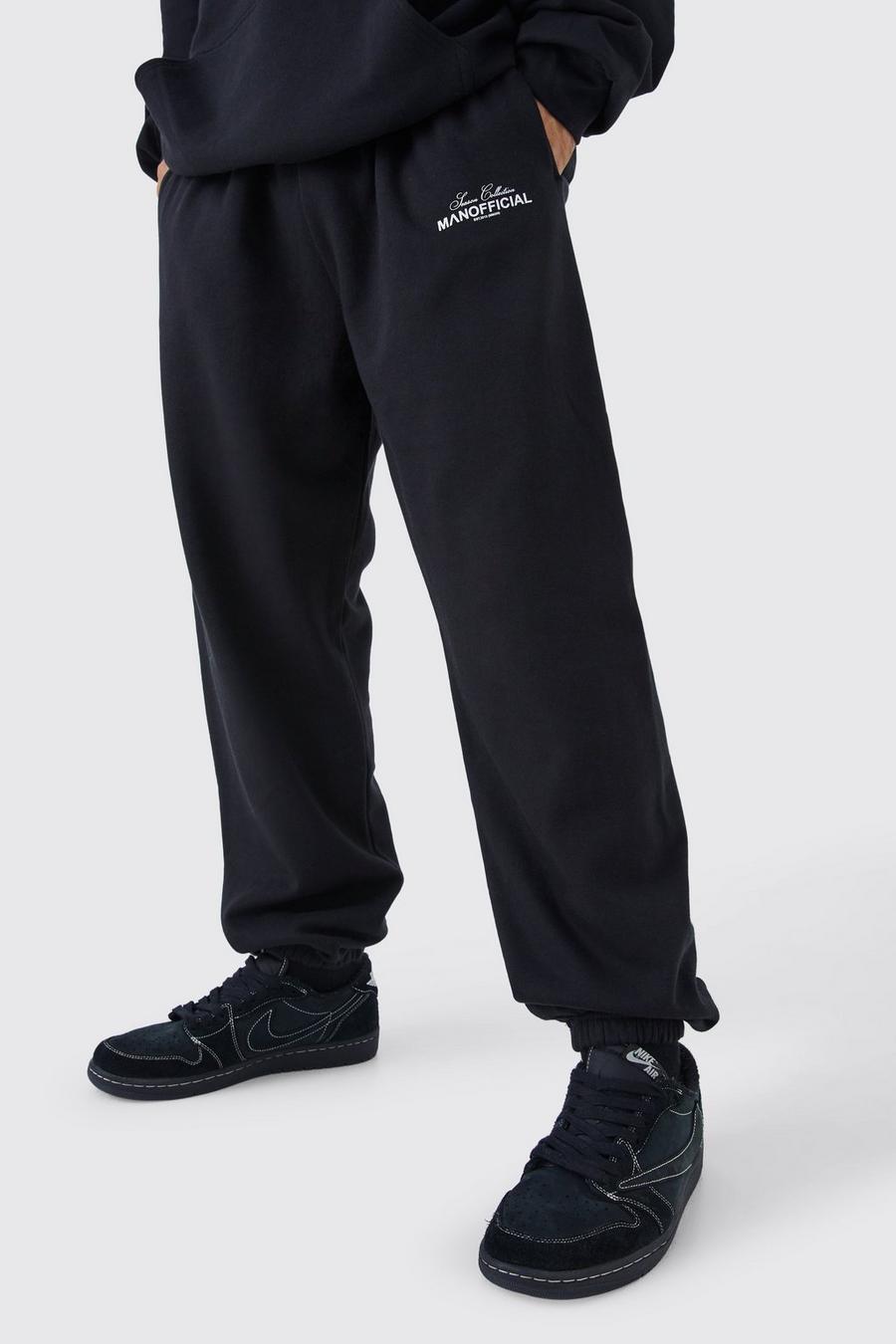 Black Man Official Season Oversized Sweatpant image number 1