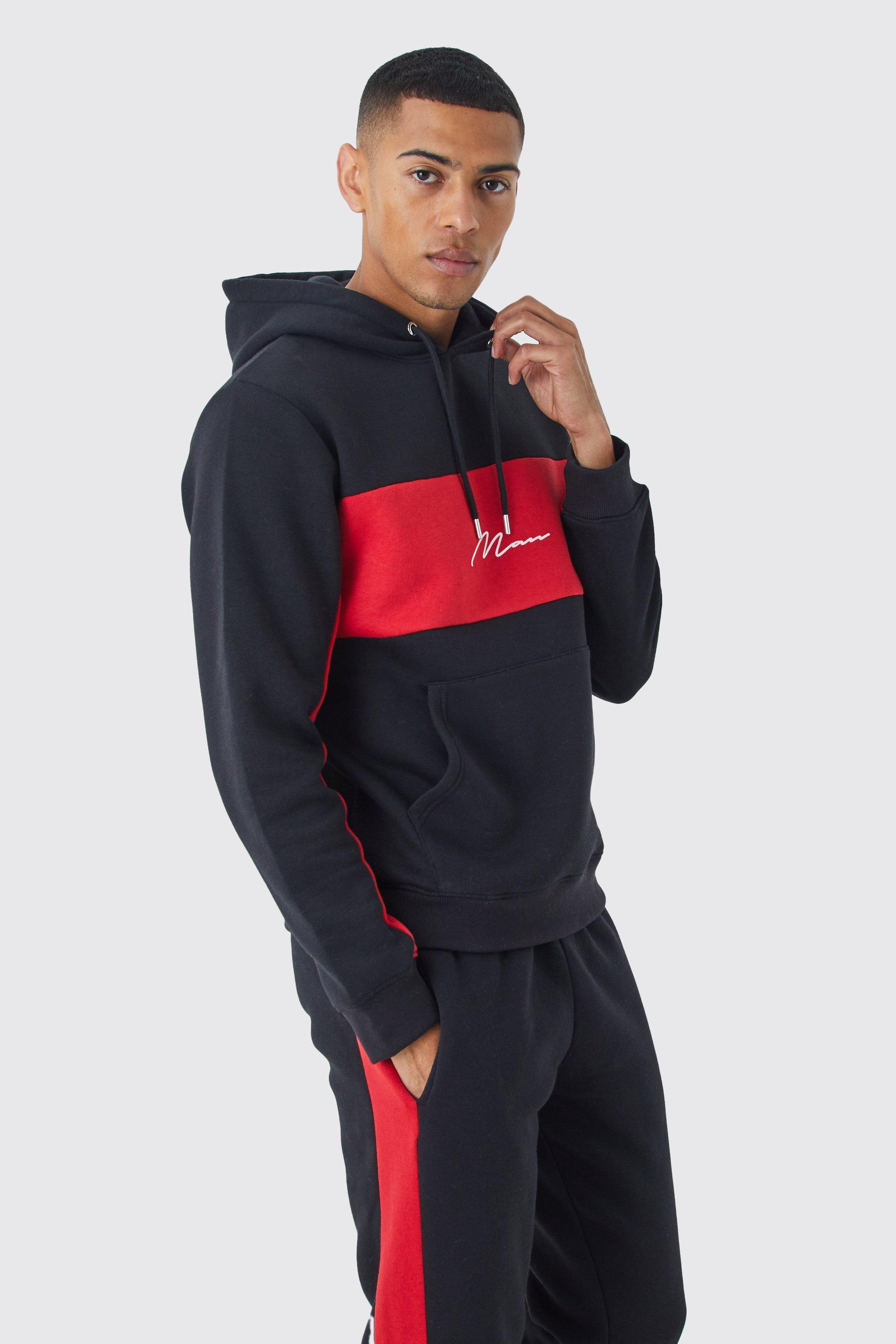 Man tracksuit hot sale boohoo