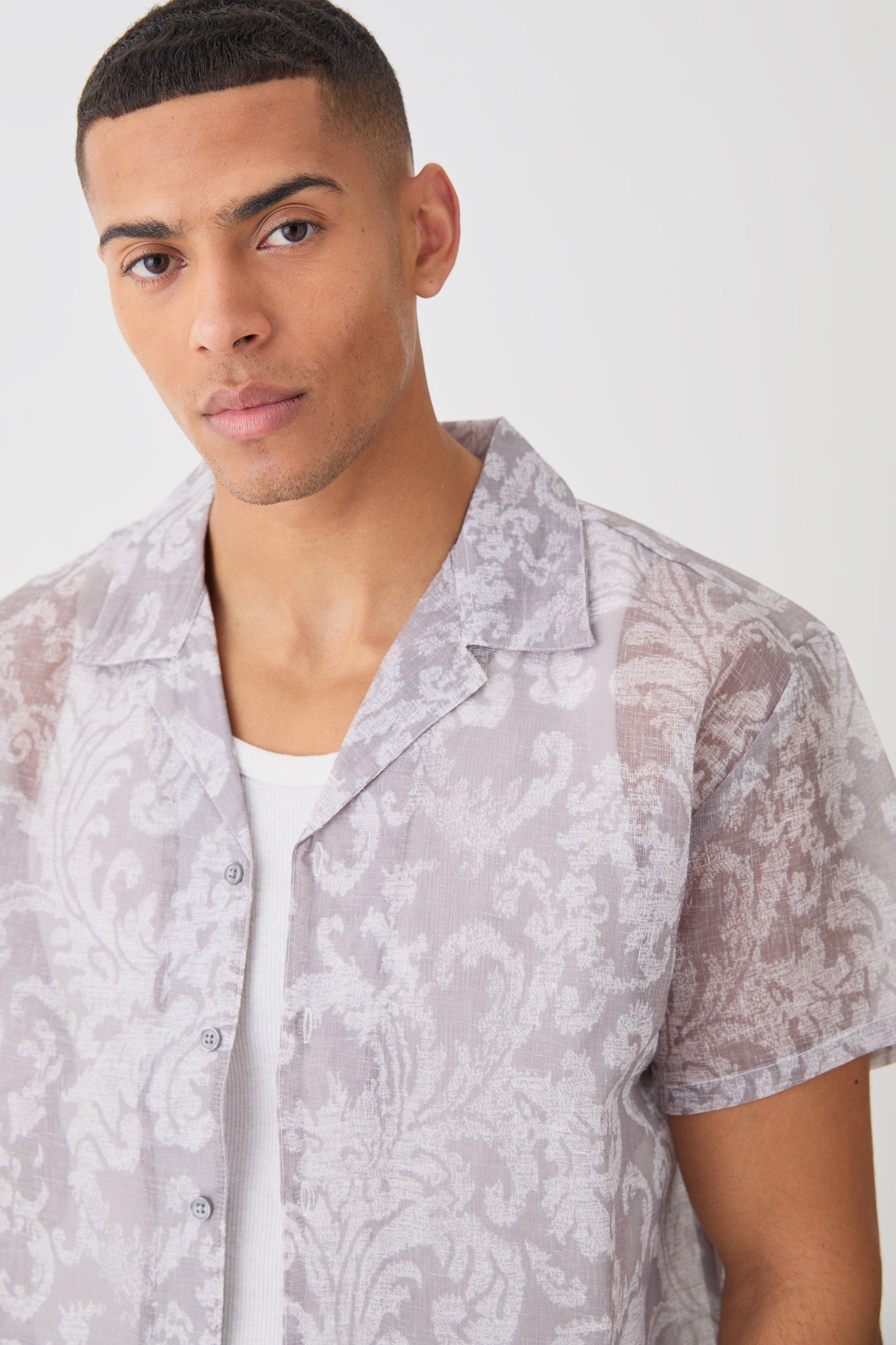 Sheer Shirts for Men - Up to 81% off